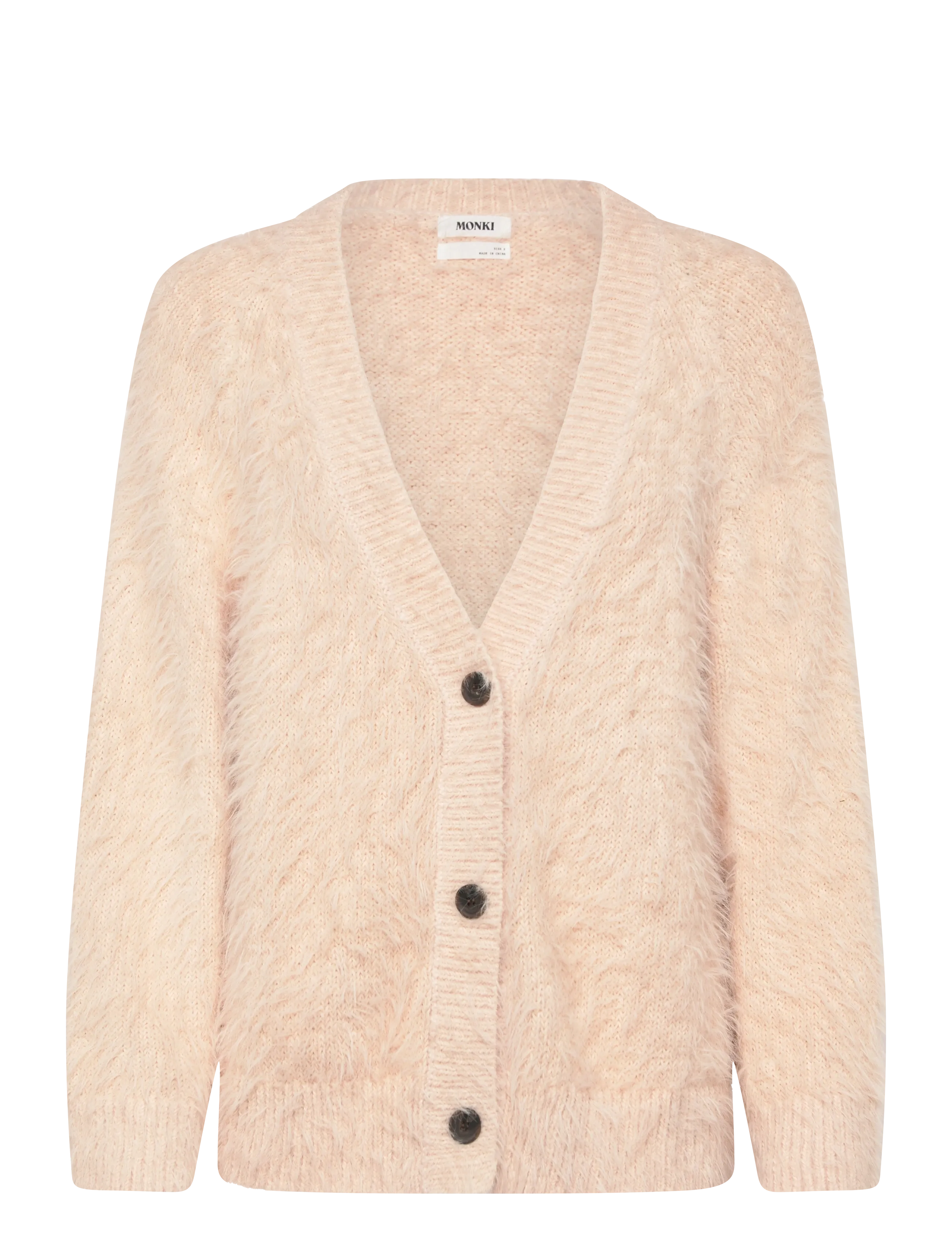 Monki Boxy Cardigan, S, Pink, Strik > Cardigans, Dame