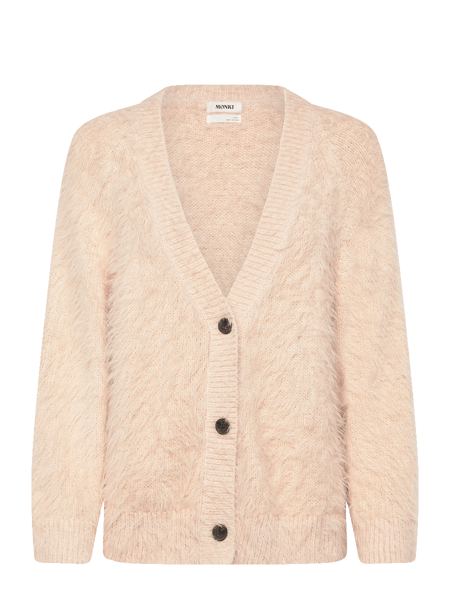 Monki - Boxy cardigan - cardigans - beige dusty light - 0