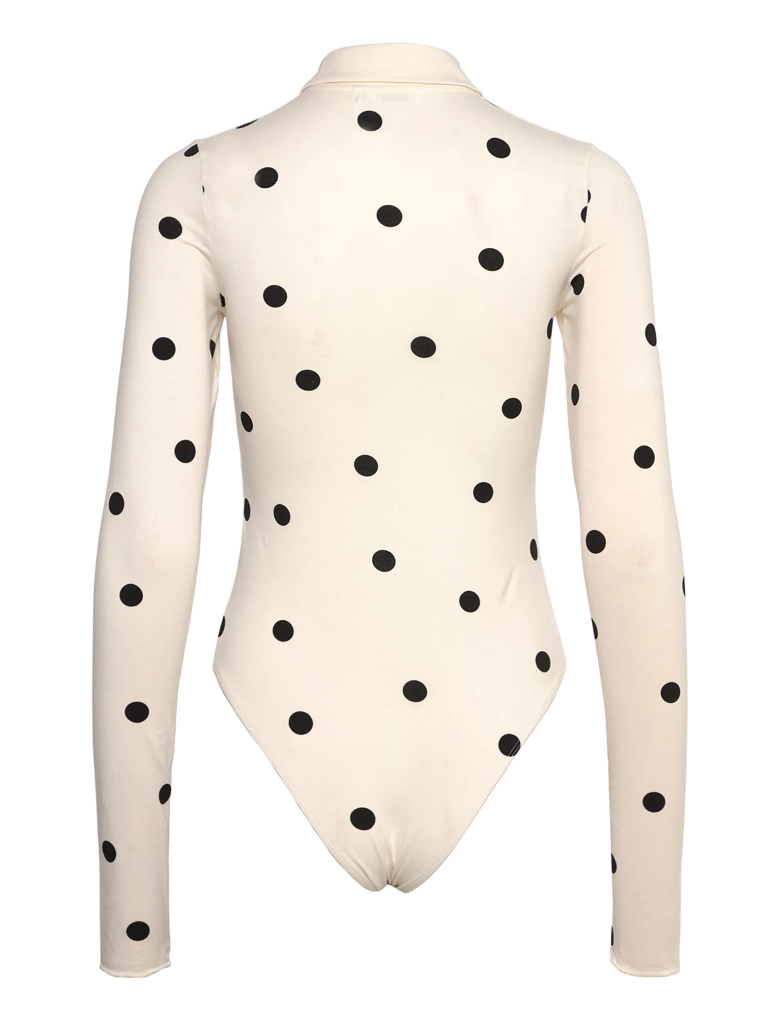 Monki - Slim Fit Polo Bodysuit - bodies - white light - 1