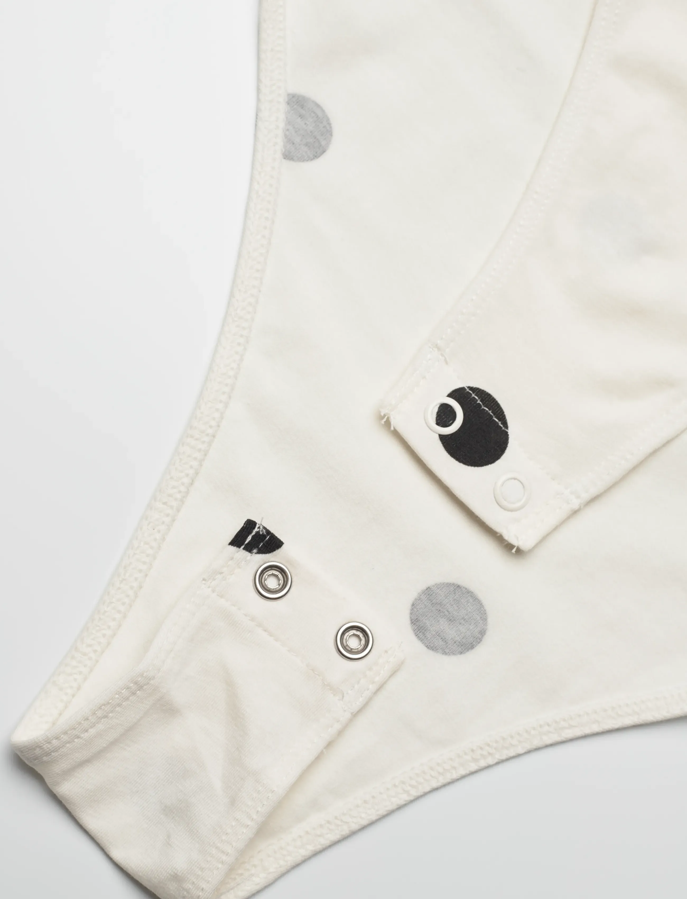 Monki - Slim Fit Polo Bodysuit - bodies - white light - 2