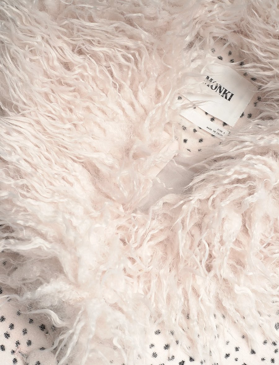 Monki - Hoodie jacket - winter jacket - white dusty light - 2