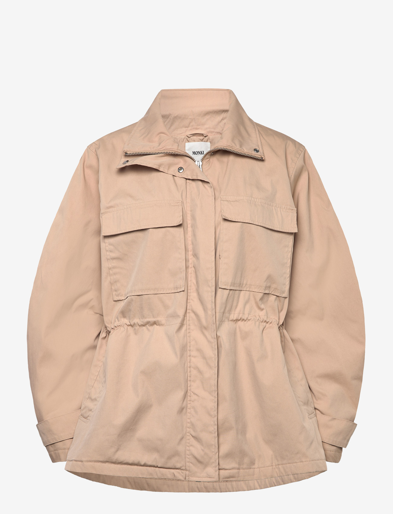 Monki - Hoodie jacket - utility-jacken - beige medium dusty - 2
