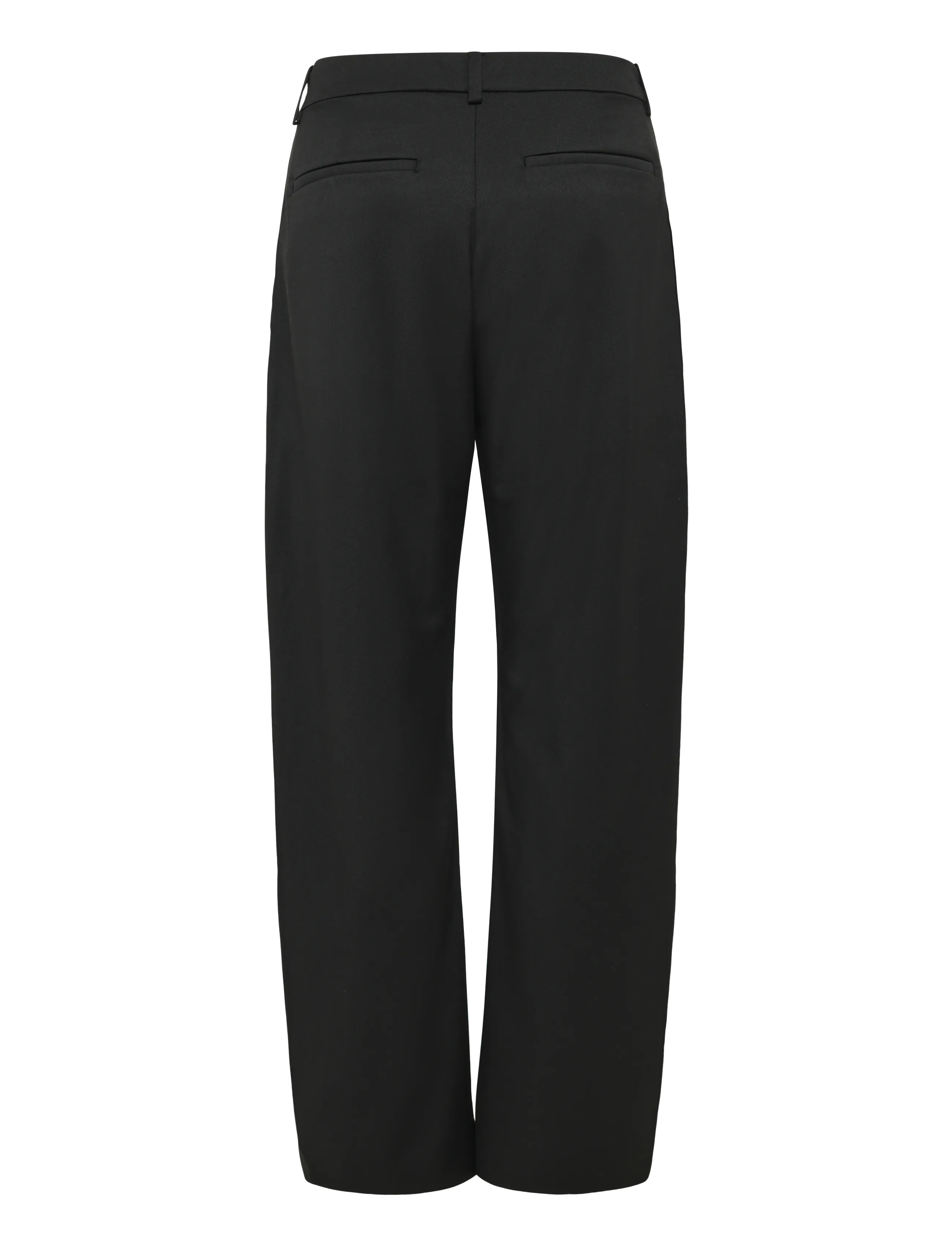 Monki - Loose Fit Barrel Leg Suiting Trousers - black dark - 1