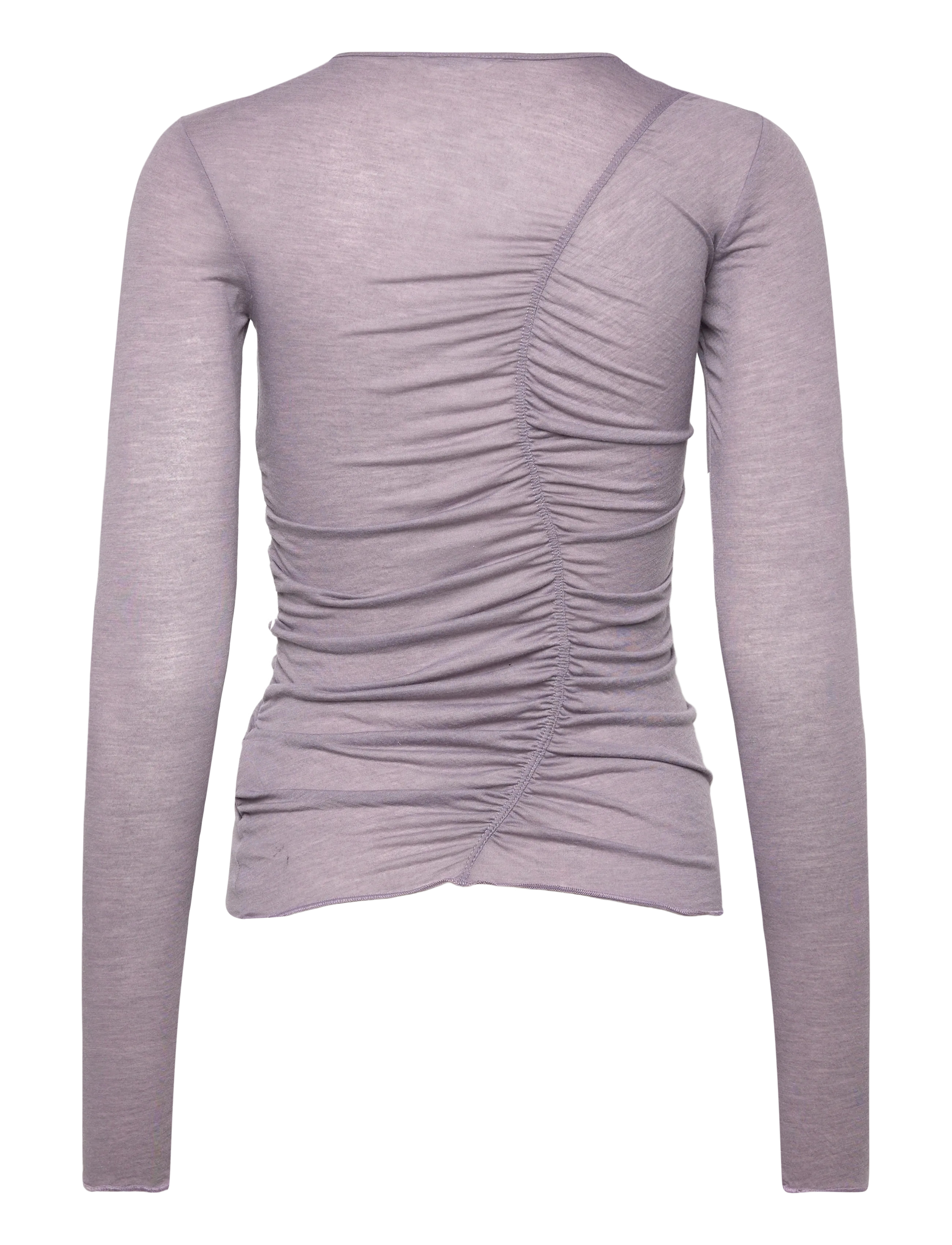 Monki - Gathered LS top - pikkade varrukatega alussärgid - lilac purple medium dusty - 1