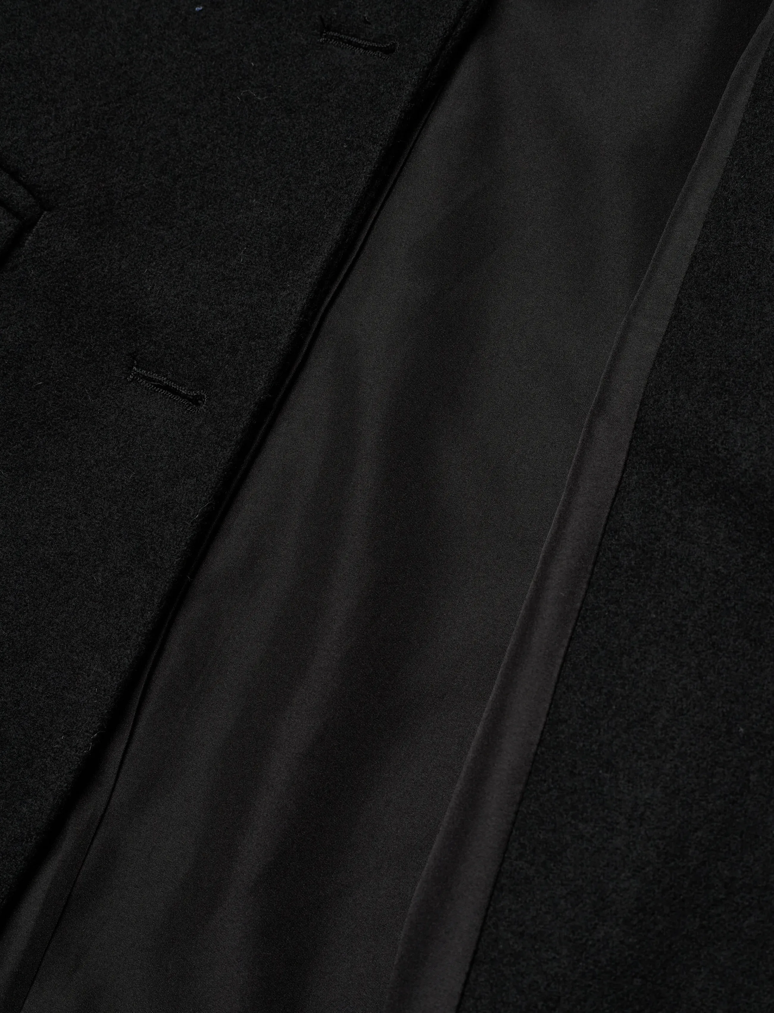 Monki - Long Single-Breasted Slim Fit Coat - black dark - 4