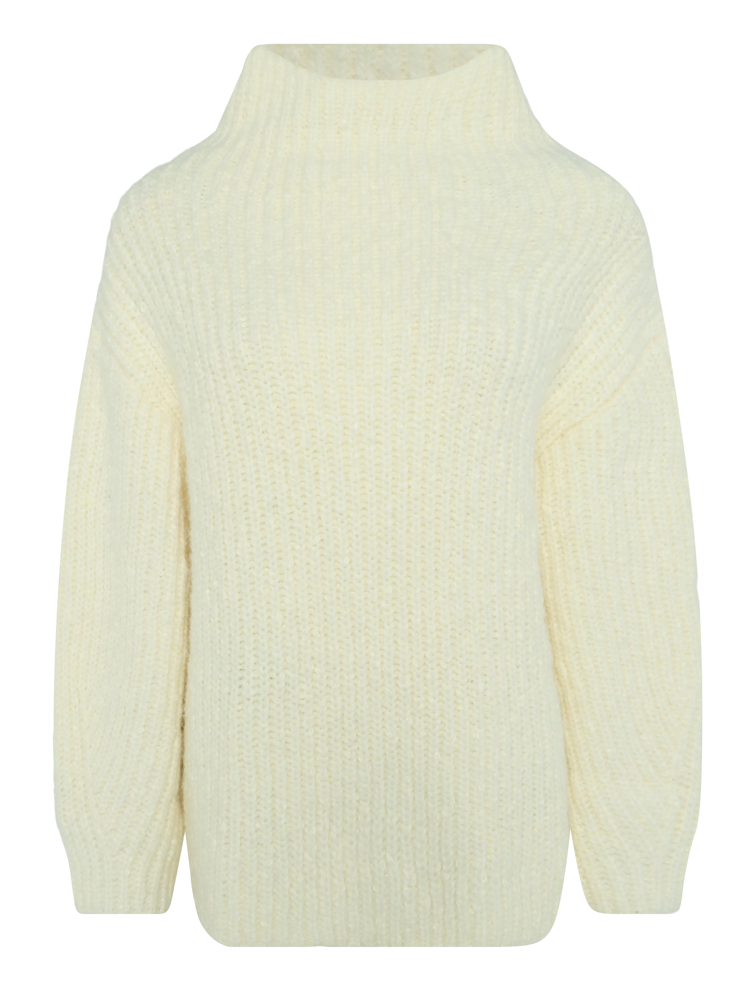 Monki Oversized Knitted Turtleneck Sweater - Modetrender - YELLOW DUSTY LIGHT / yellow
