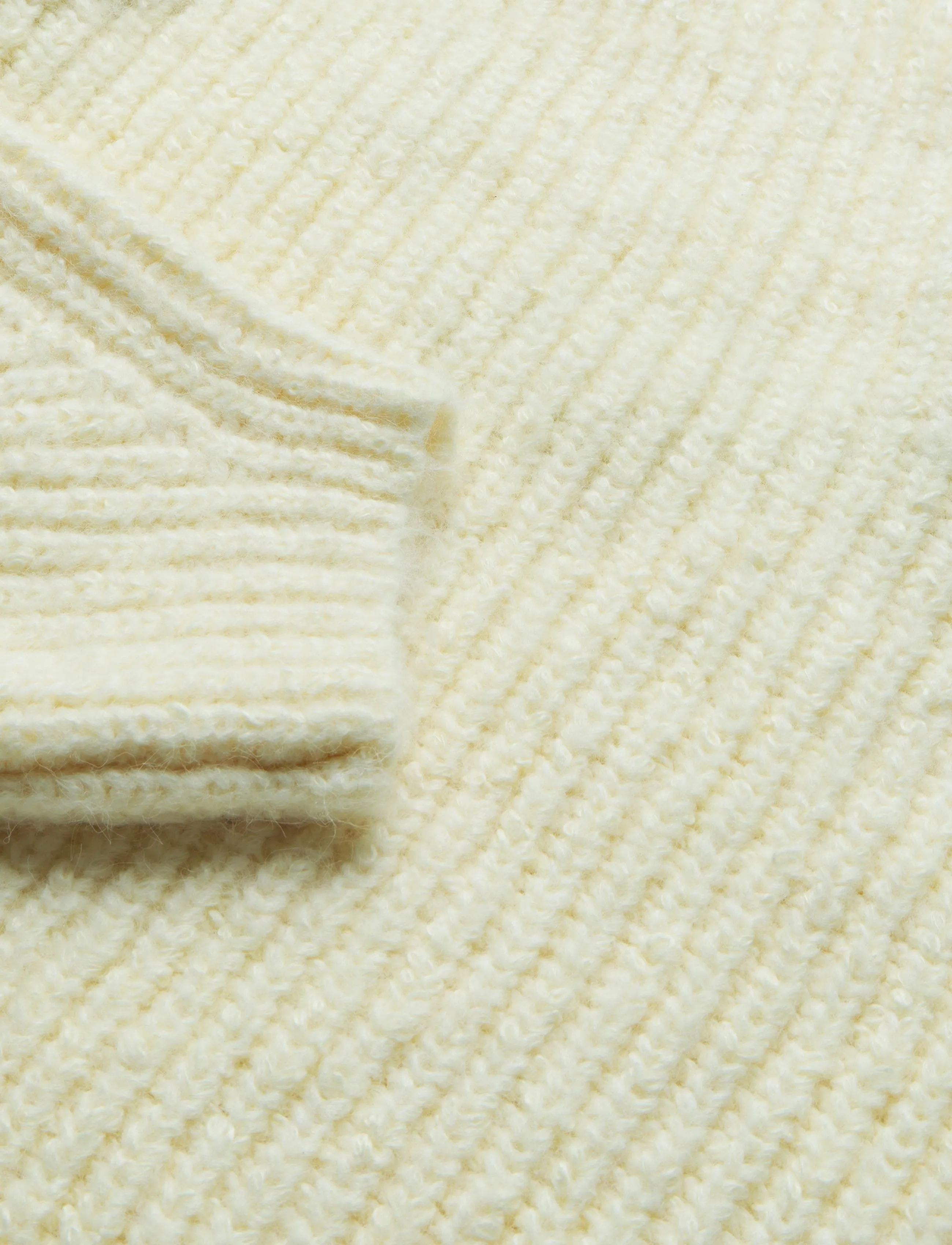 Monki - Oversized Knitted Turtleneck Sweater - pullover - yellow dusty light - 2