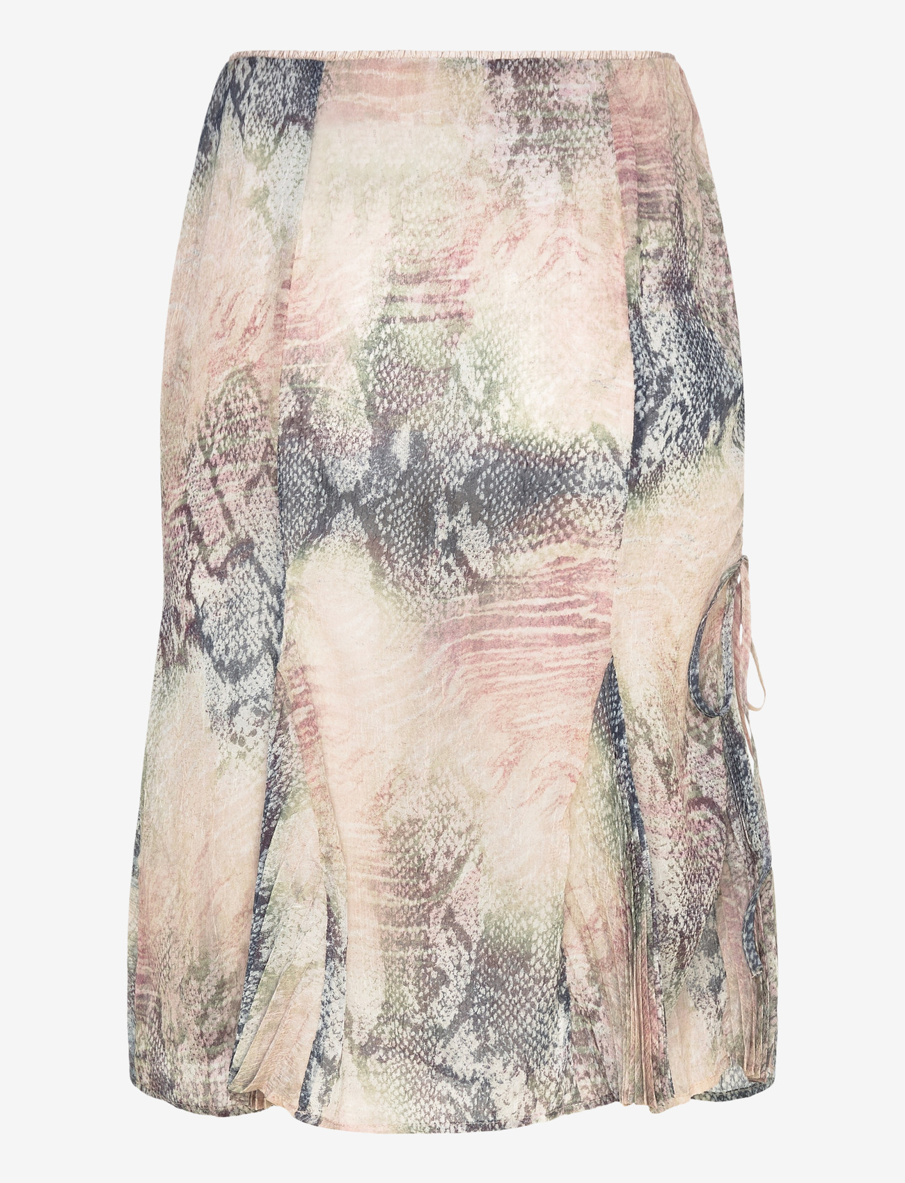 Monki - Low Rise Mermaid Midi Skirt - midi kjolar - black dark - 1