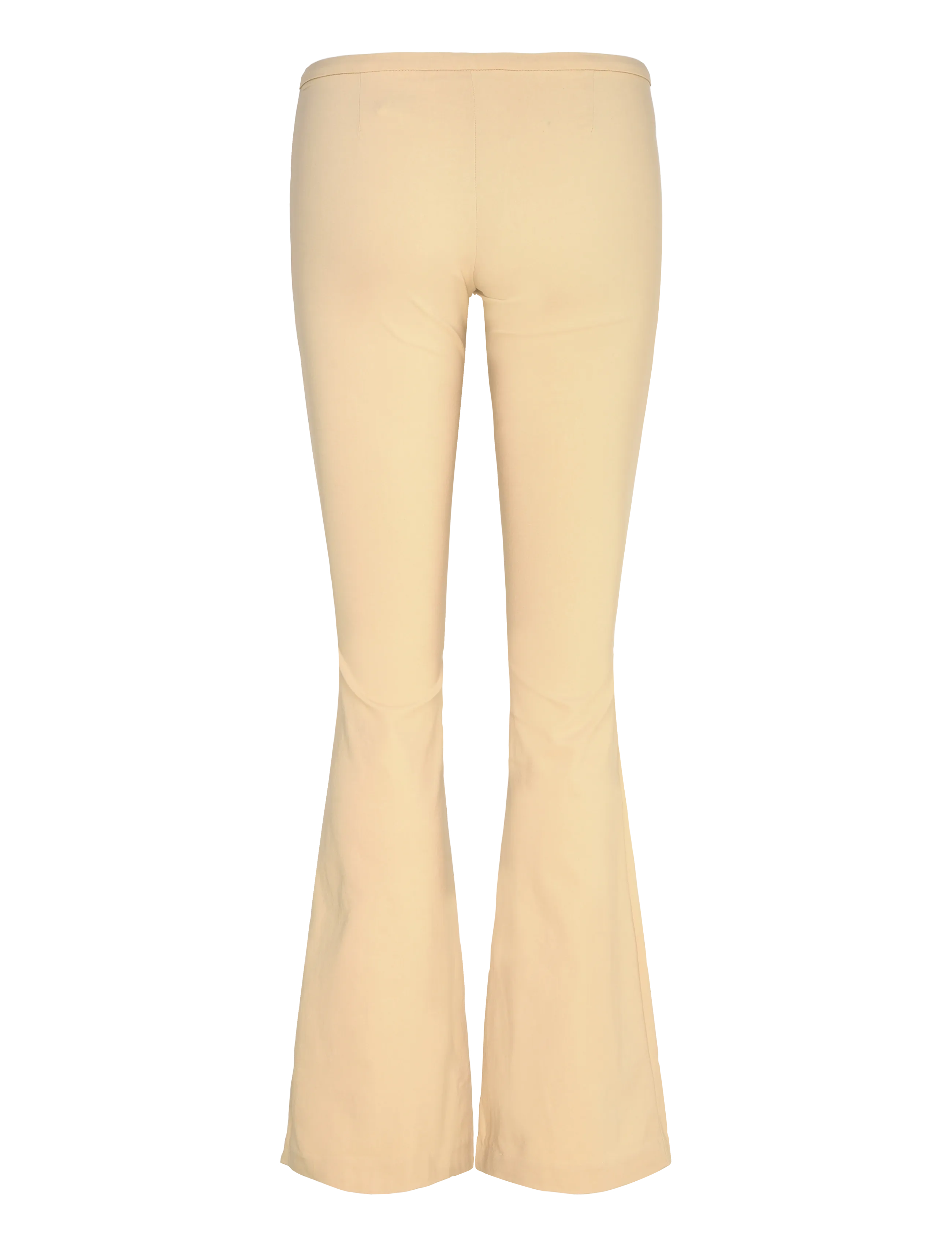 Monki - Low Rise Skinny Flared Leg - ar zvanveida galiem - beige medium dusty - 1
