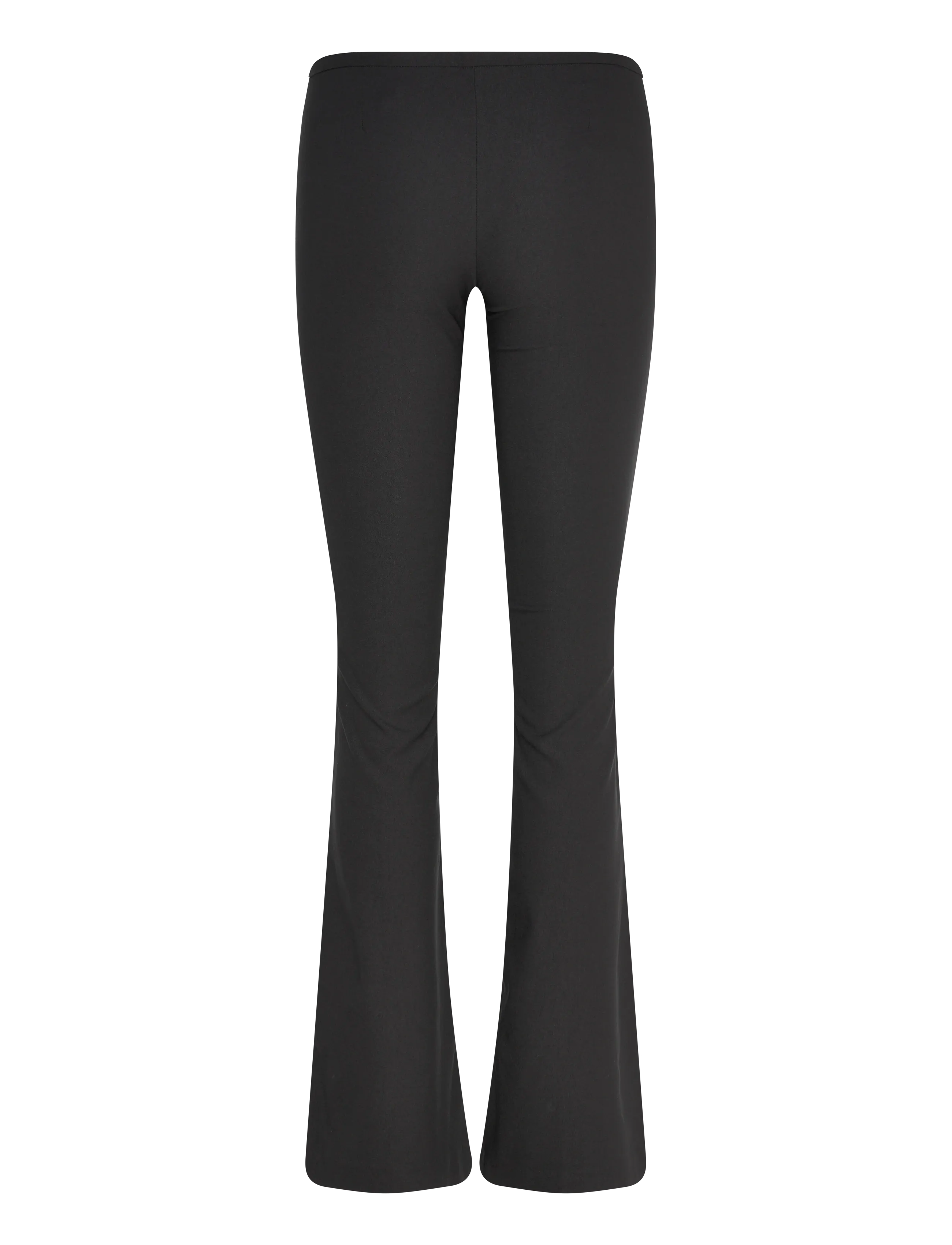 Monki - Low Rise Skinny Flared Leg - utsvängda byxor - black dark - 1