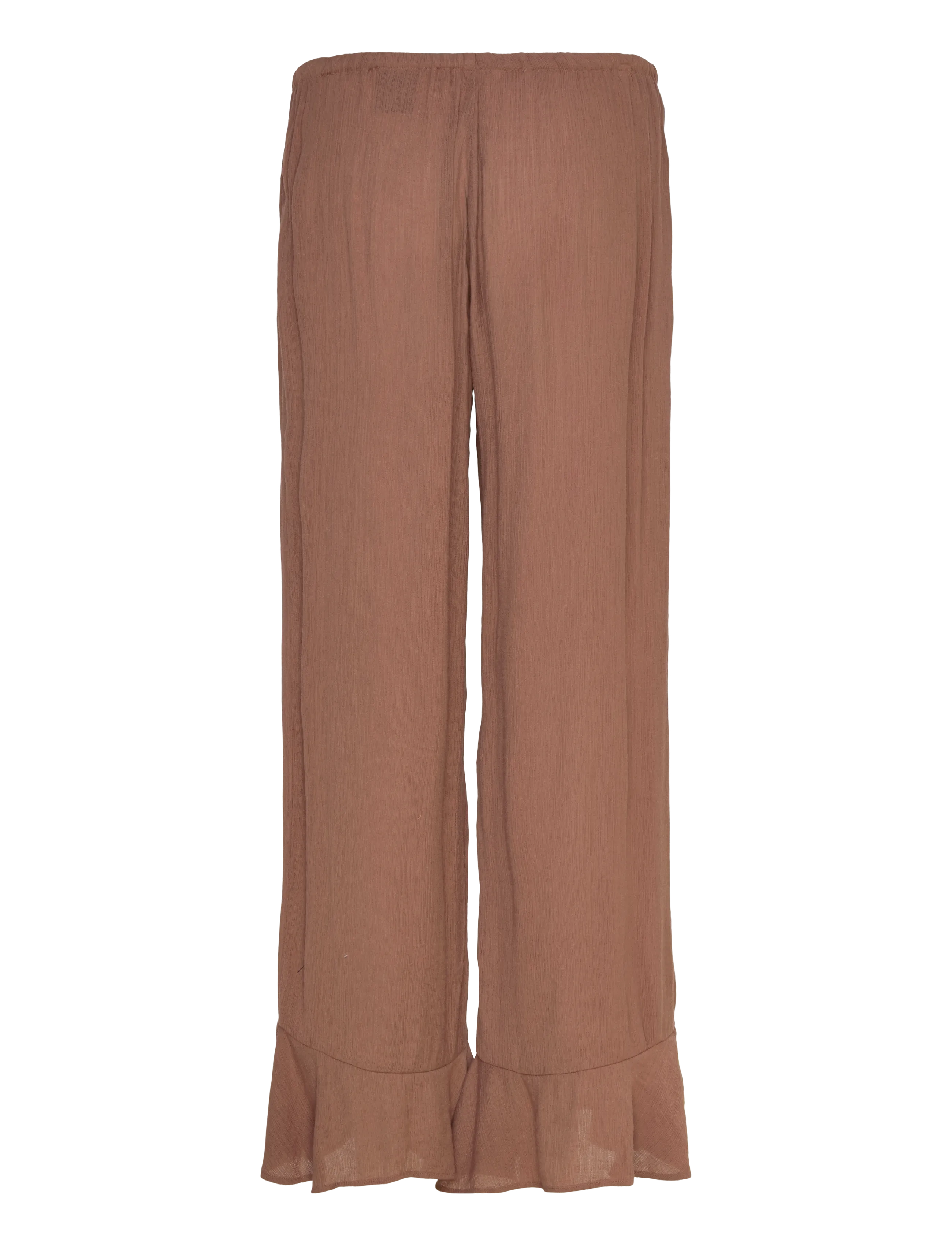 Mid Rise Loose Flounce Trousers 2