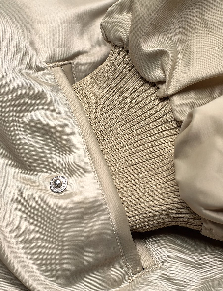 Monki - Loose Nylon Bomber Jacket - leichte jacken - khaki green dusty light - 3