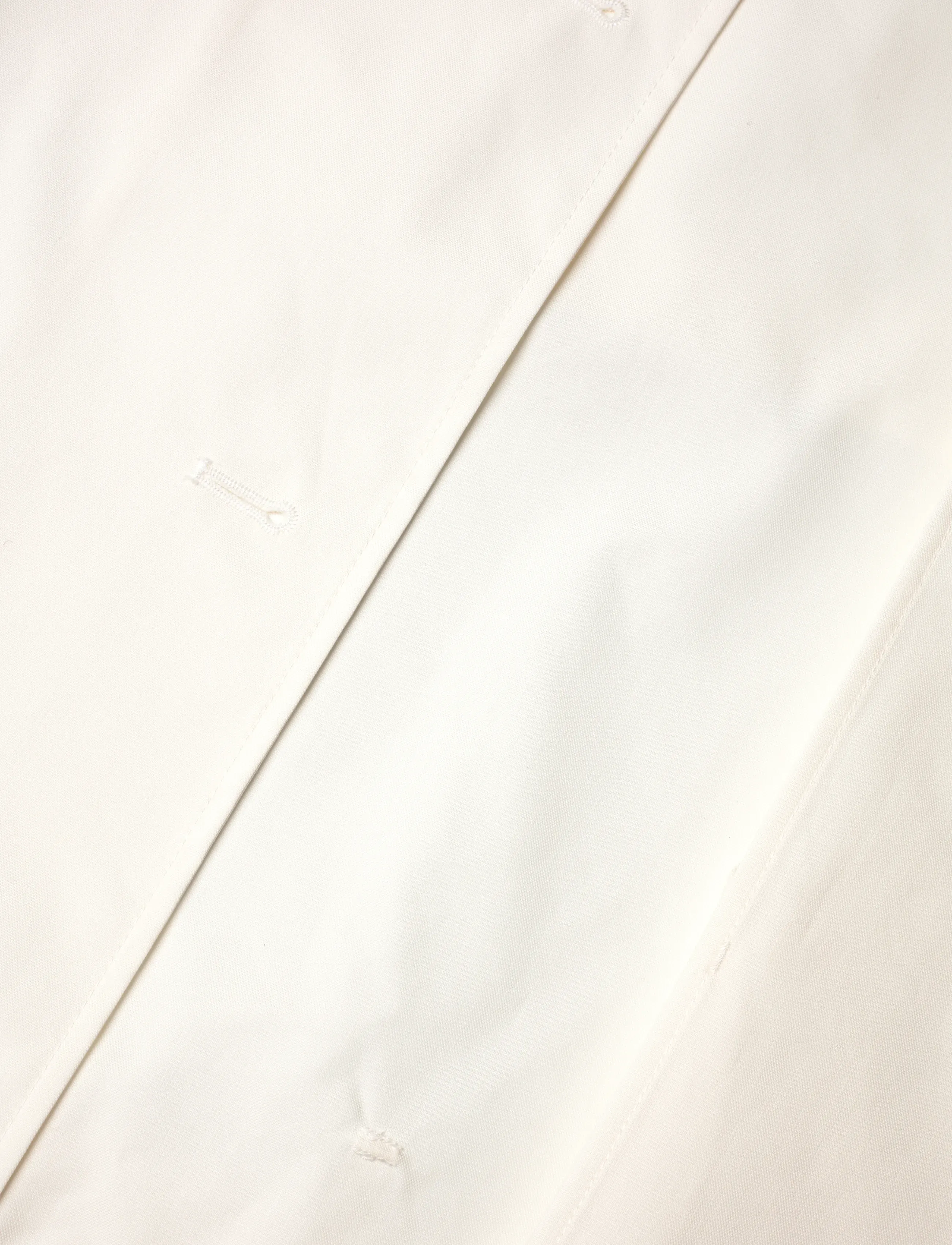 Monki - Short Loose Single-Breasted Trench Coat - lietpalčiai - white dusty light - 4