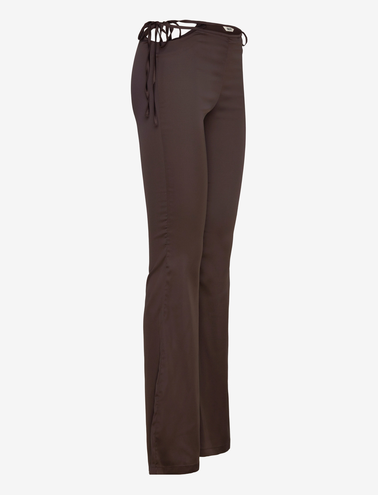 Monki - Cut Out Flare Trousers - schlaghose - brown dark - 2