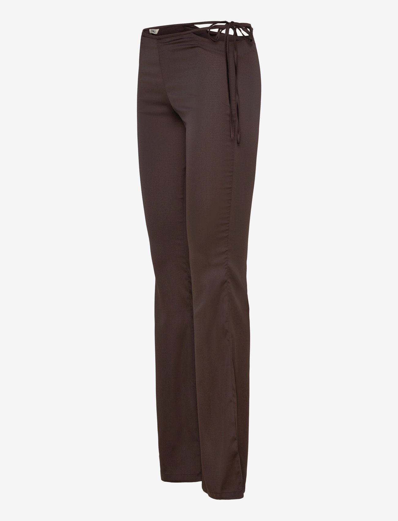 Monki - Cut Out Flare Trousers - schlaghose - brown dark - 3