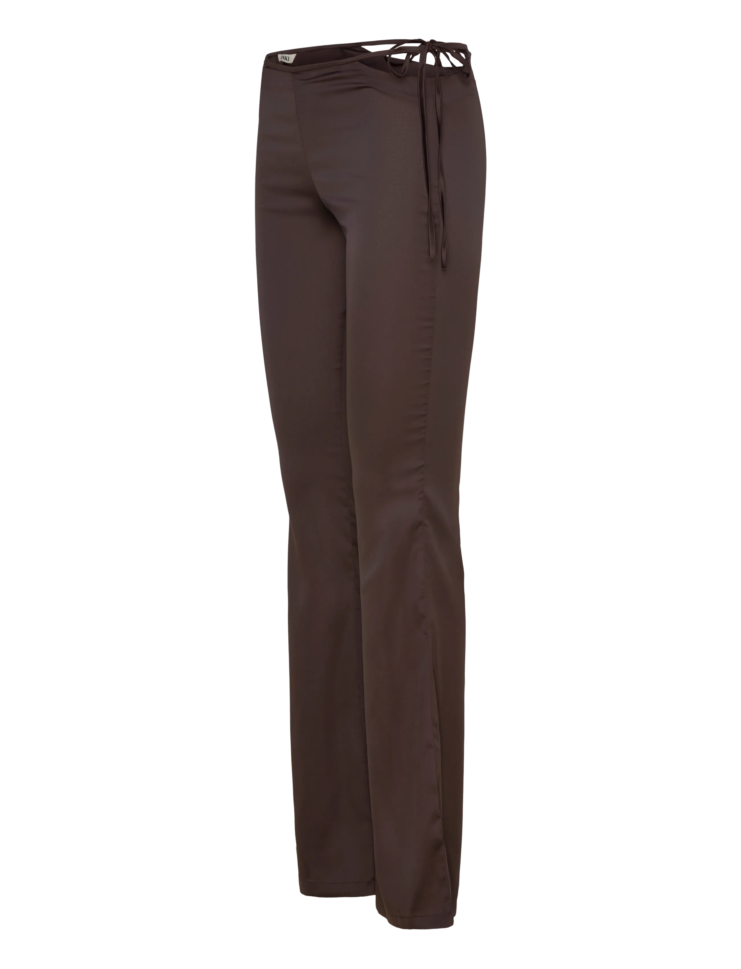 Monki - Cut Out Flare Trousers - schlaghosen - brown dark - 3