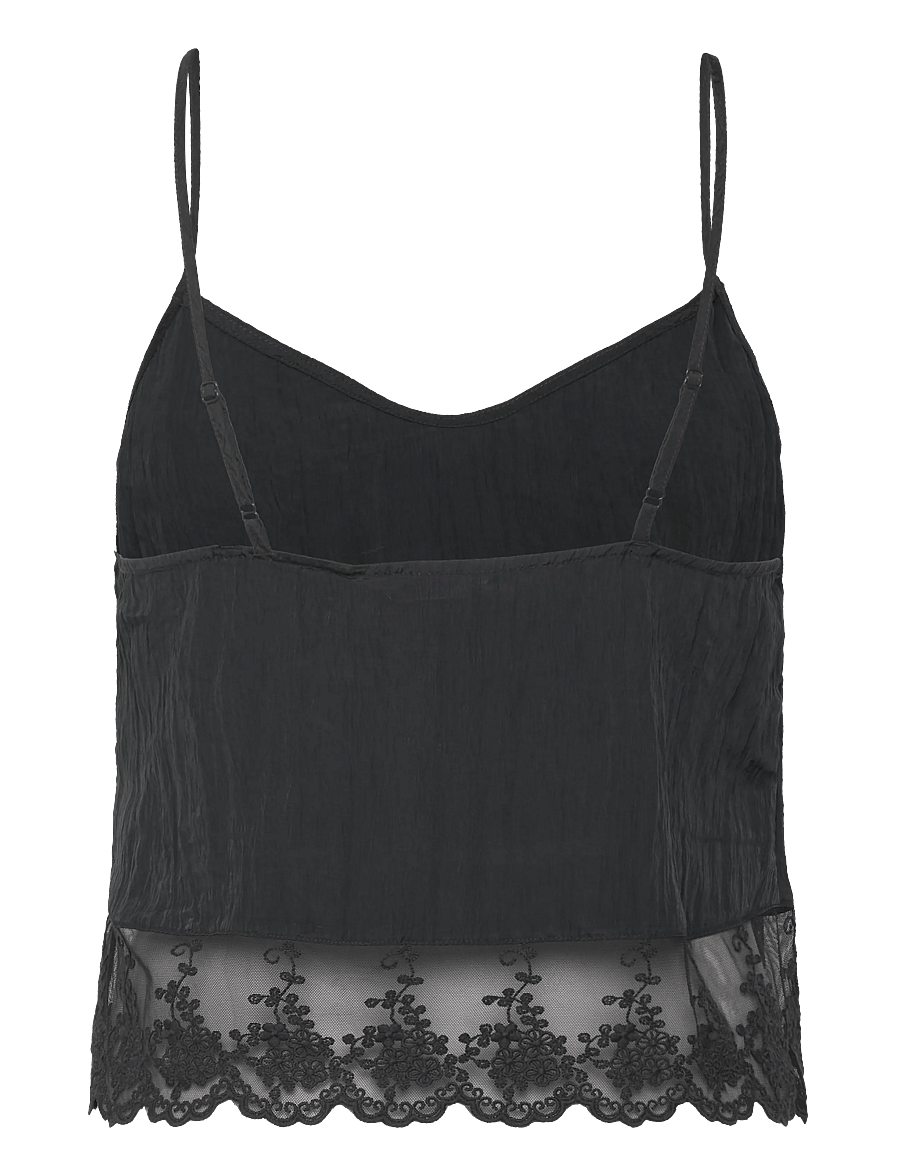 Monki - Strap Bloomers Top - tanktops - black dark - 1