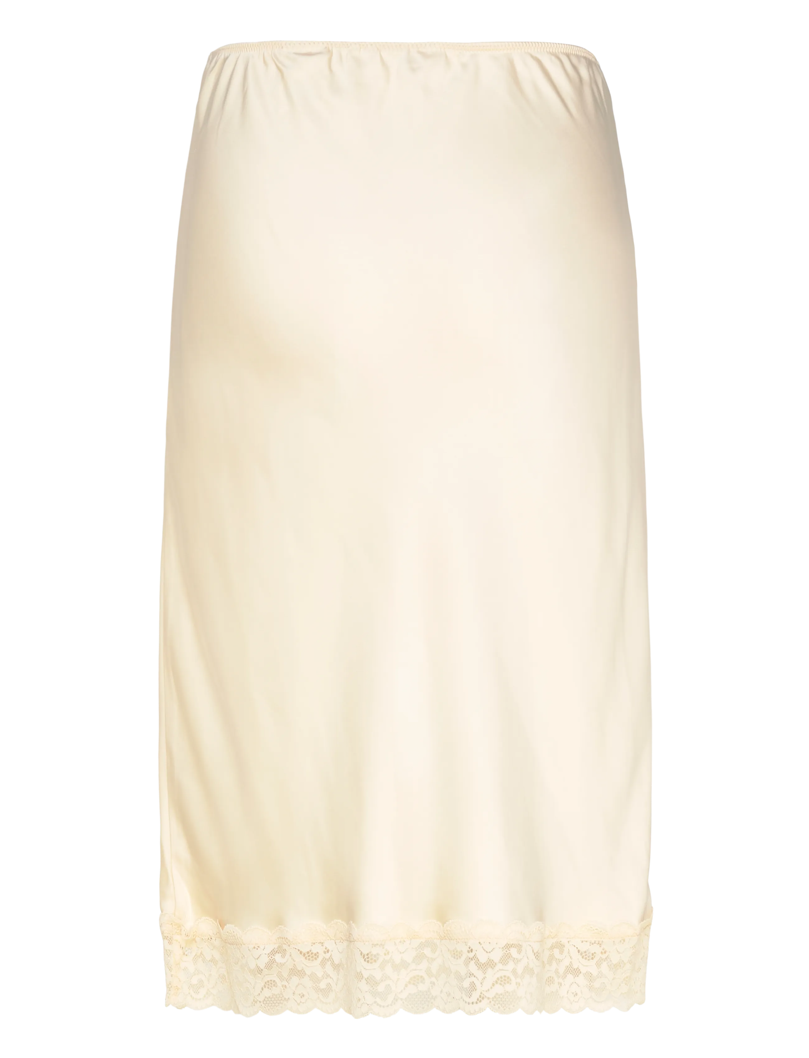 Monki - Satin Lace Midi Skirt - satiinist seelikud - beige dusty light - 1