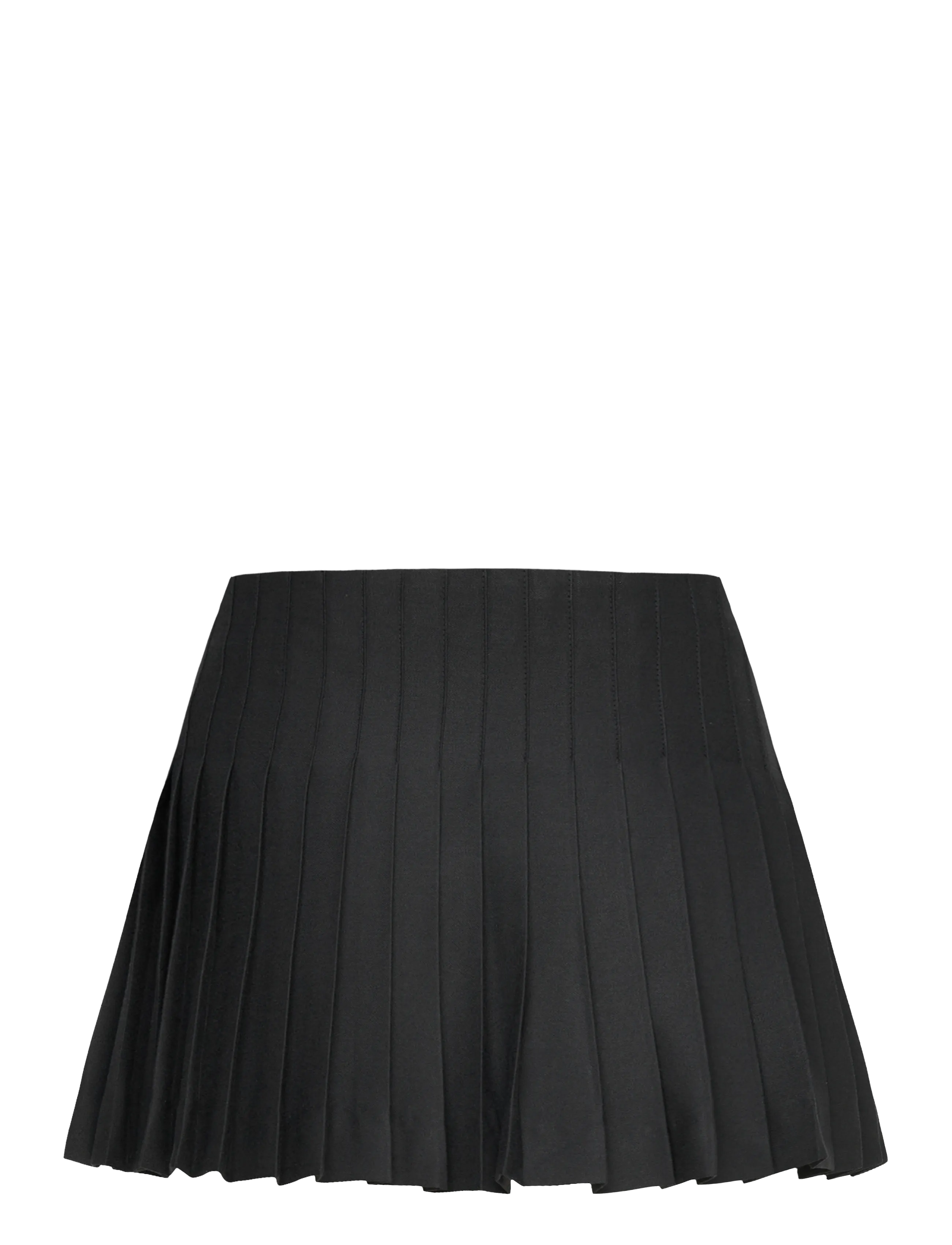 Monki - Lace wrap skirt - hõlmikseelikud - black dark - 2
