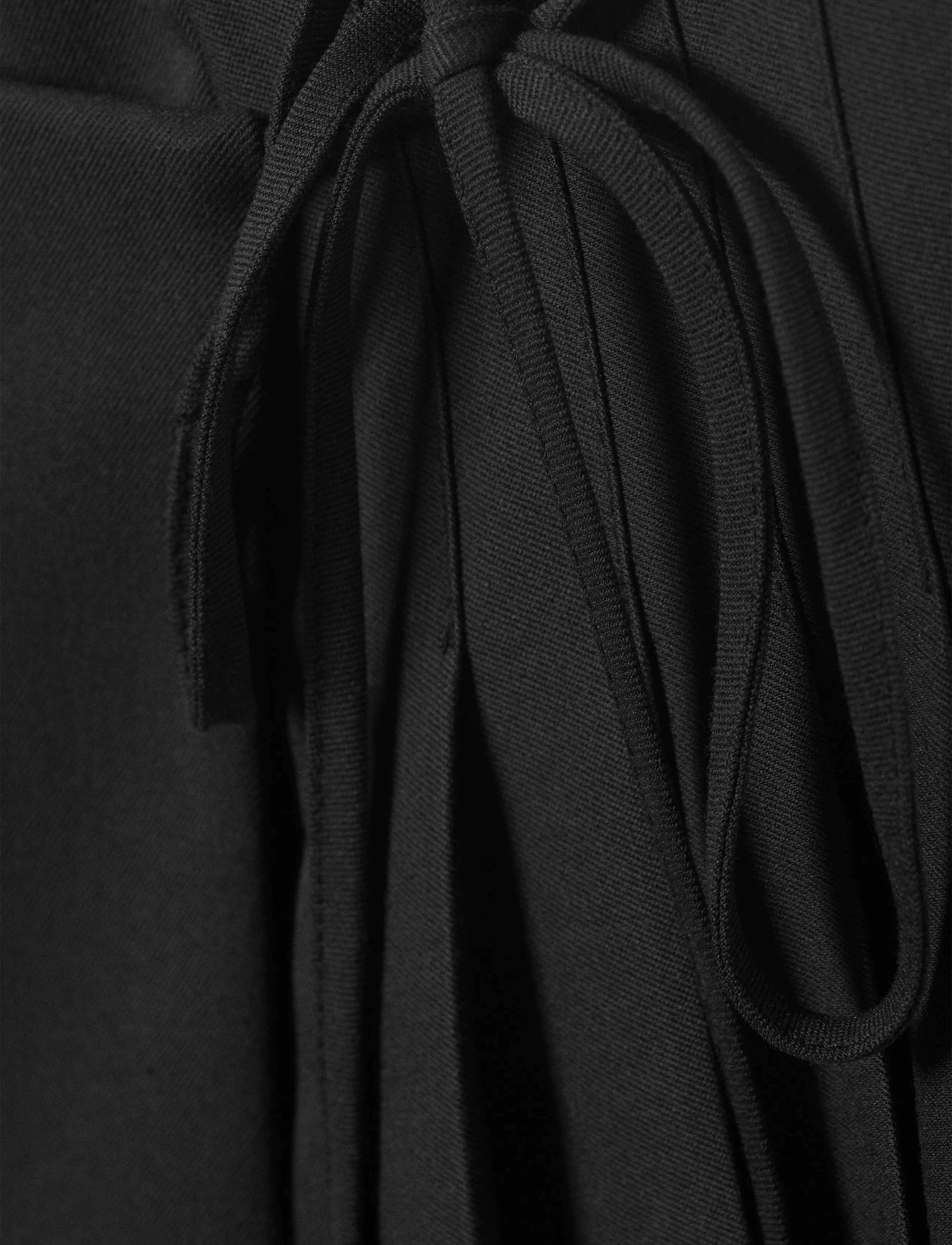 Monki - Lace wrap skirt - slå-om-nederdele - black dark - 2