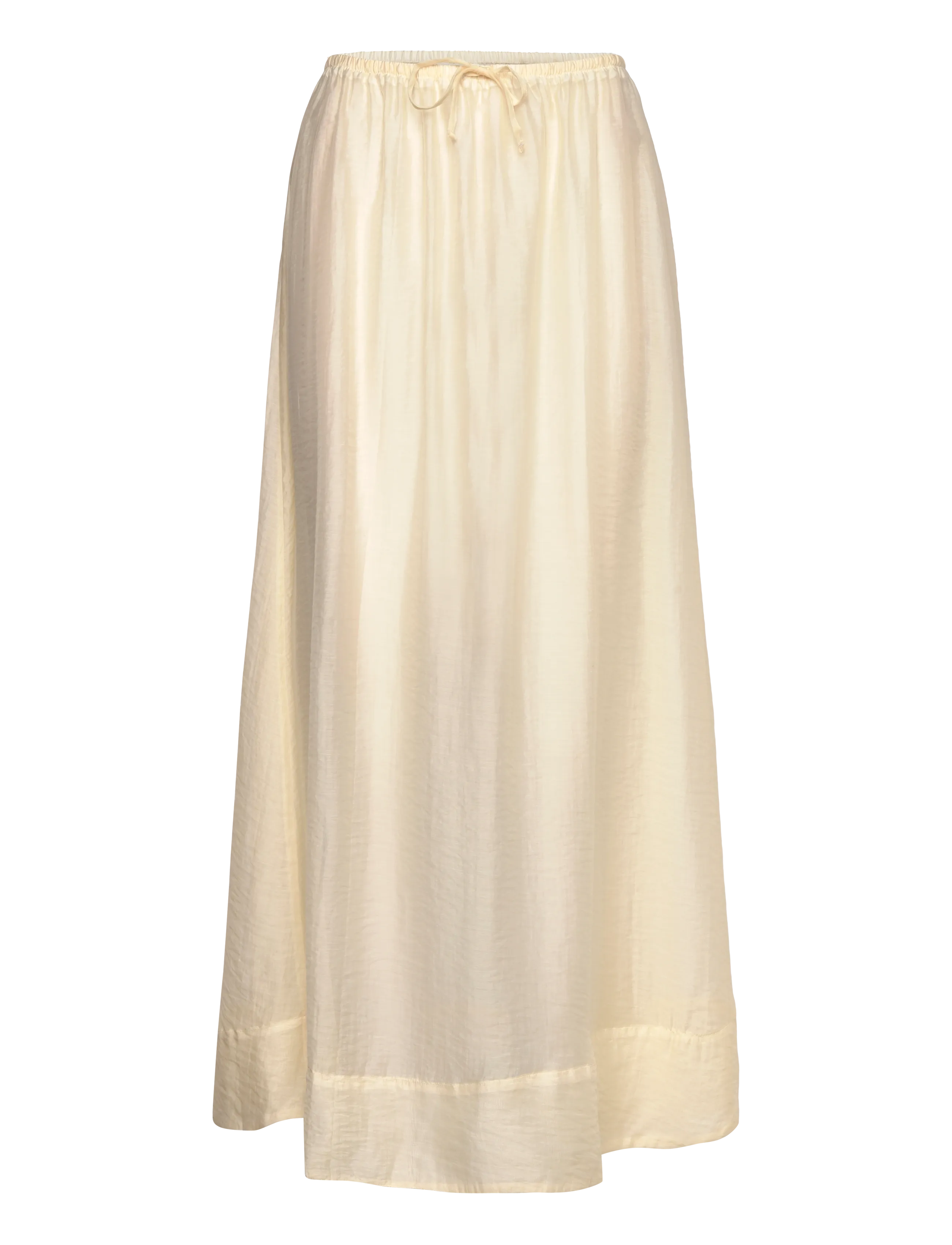 Monki Maxi skirt - Hameet - WHITE DUSTY LIGHT / cream