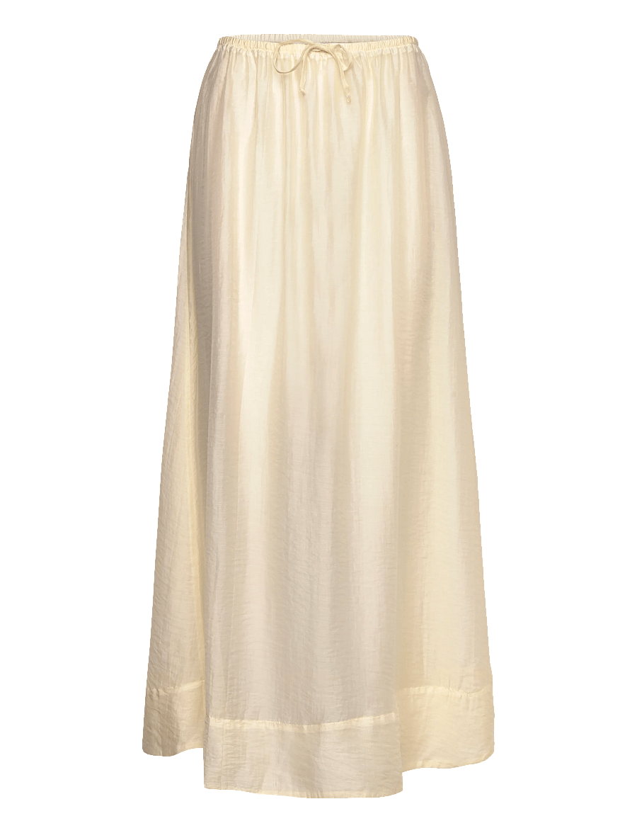Monki - Maxi skirt - maxi nederdele - white dusty light - 1