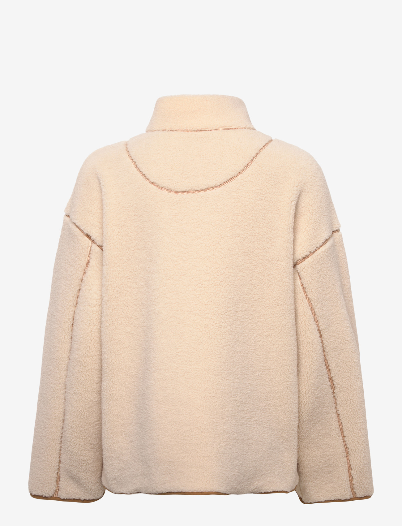 Monki - Pile jacket - spring jackets - beige dusty light - 1