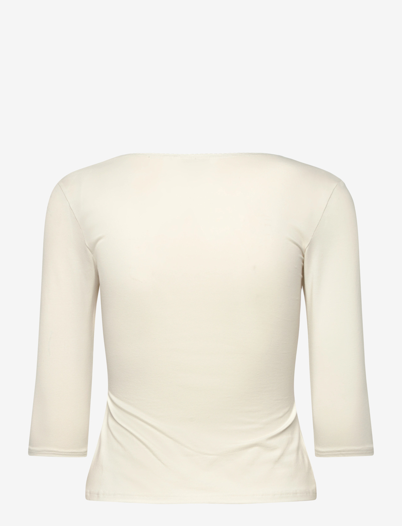 Monki - 3/4 Sleeve Top - long-sleeved tops - white dusty light - 1