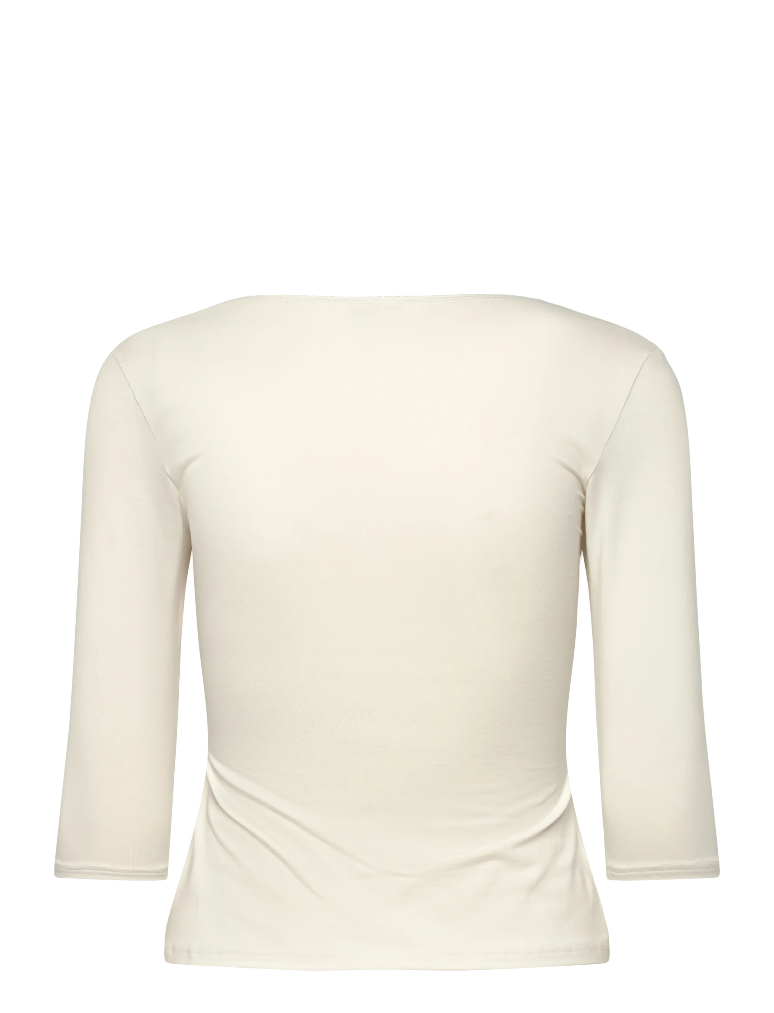 Monki - 3/4 Sleeve Top - pikkade varrukatega alussärgid - white dusty light - 1