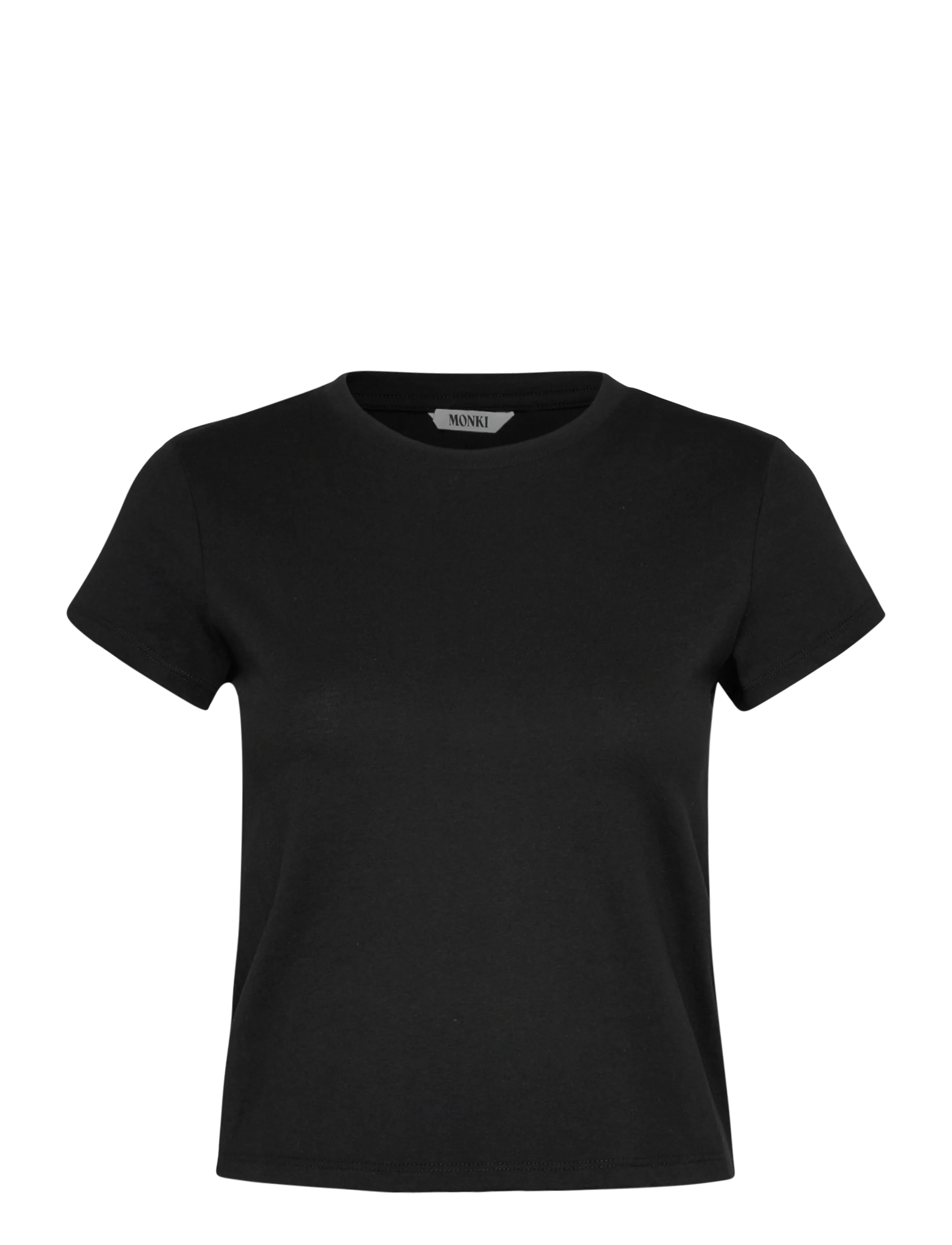 Monki Regular Fit Mini T-shirt - Kleidung - BLACK DARK / black