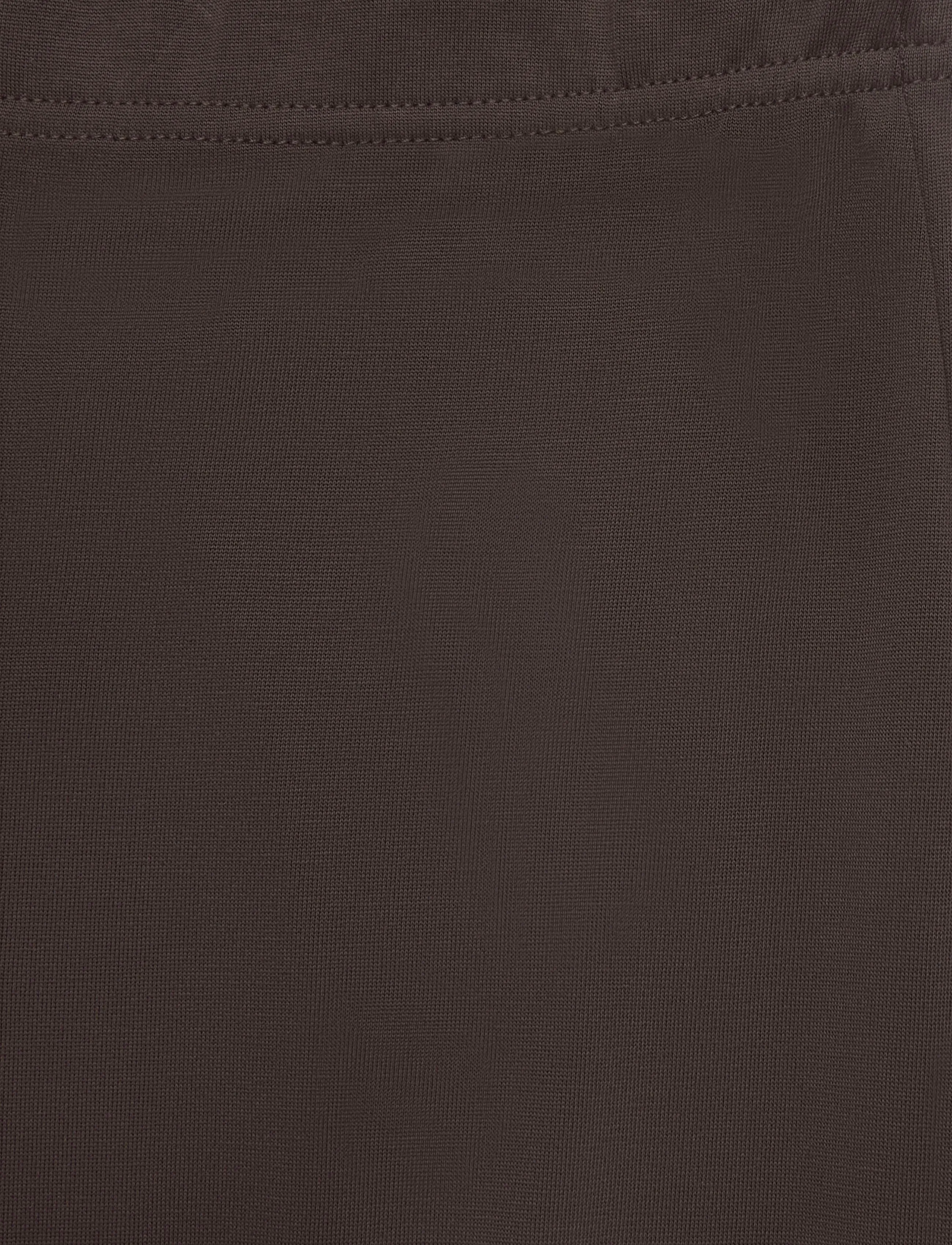 Monki - Soft Low Rise Loose Wide Leg Trousers - wide leg trousers - brown dark - 2