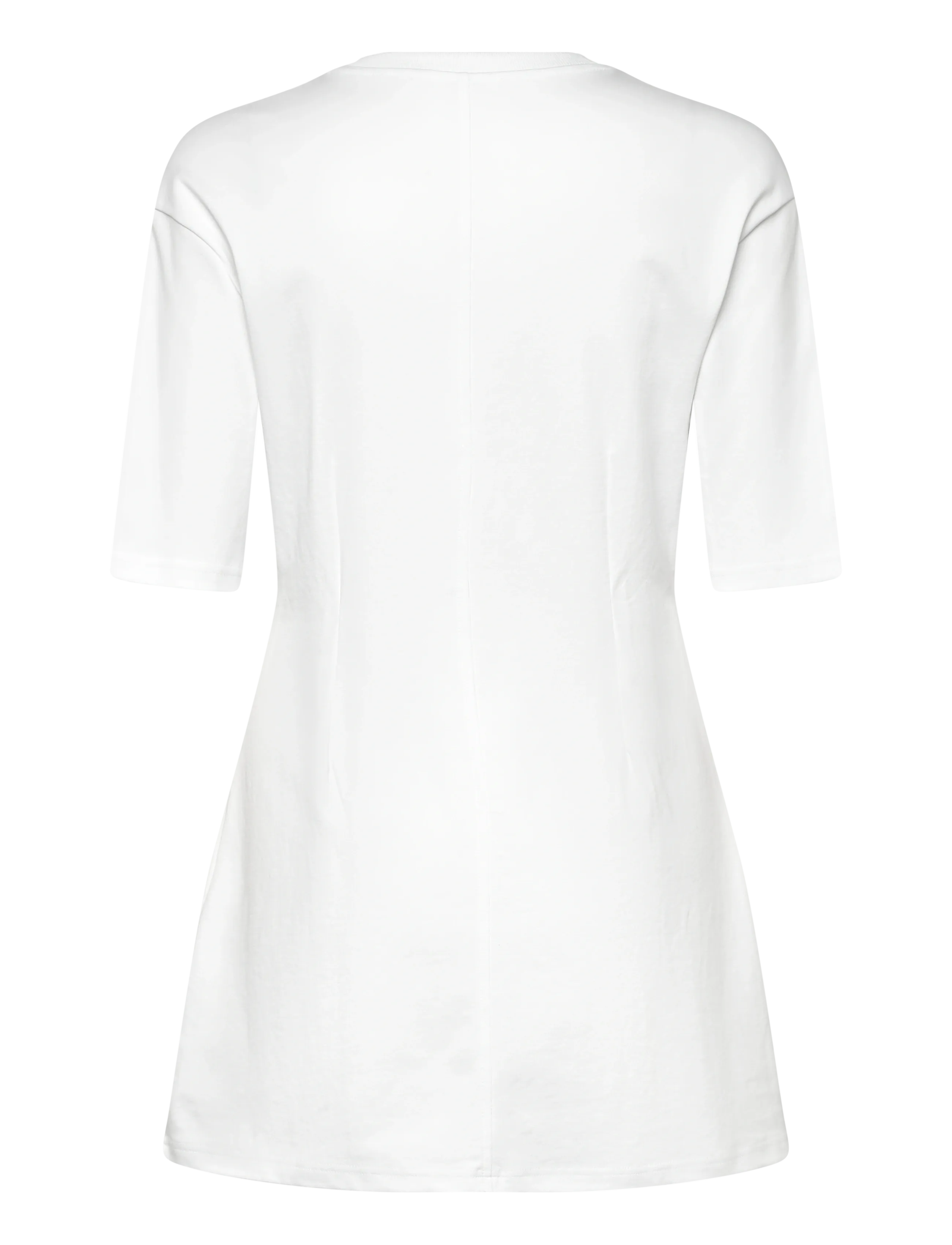 Monki - Short-Sleeved Cotton Mini Dress - konfirmation - white light - 1