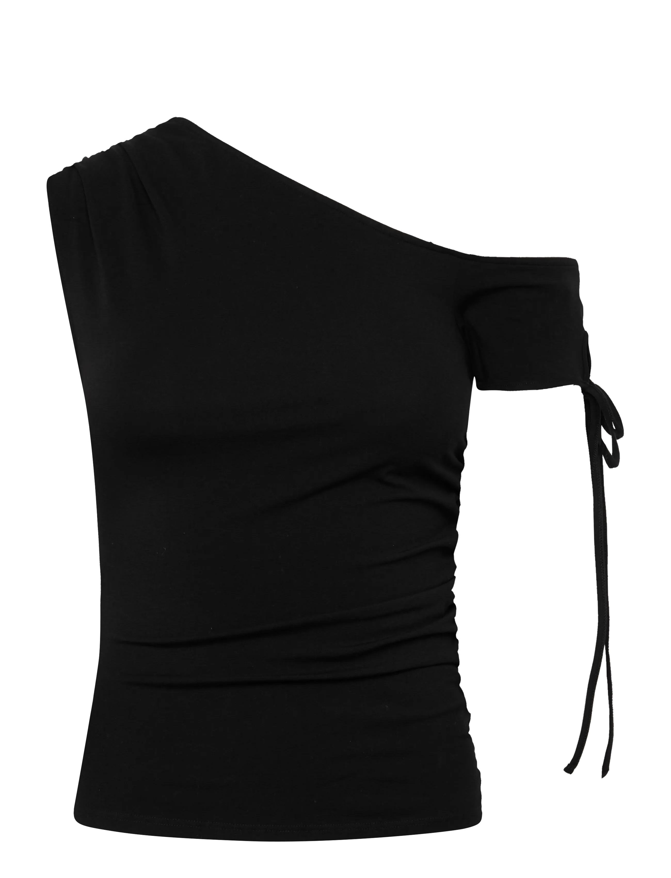 Monki Offshoulder Top, XXS, Black, Toppe > Festtoppe, Dame