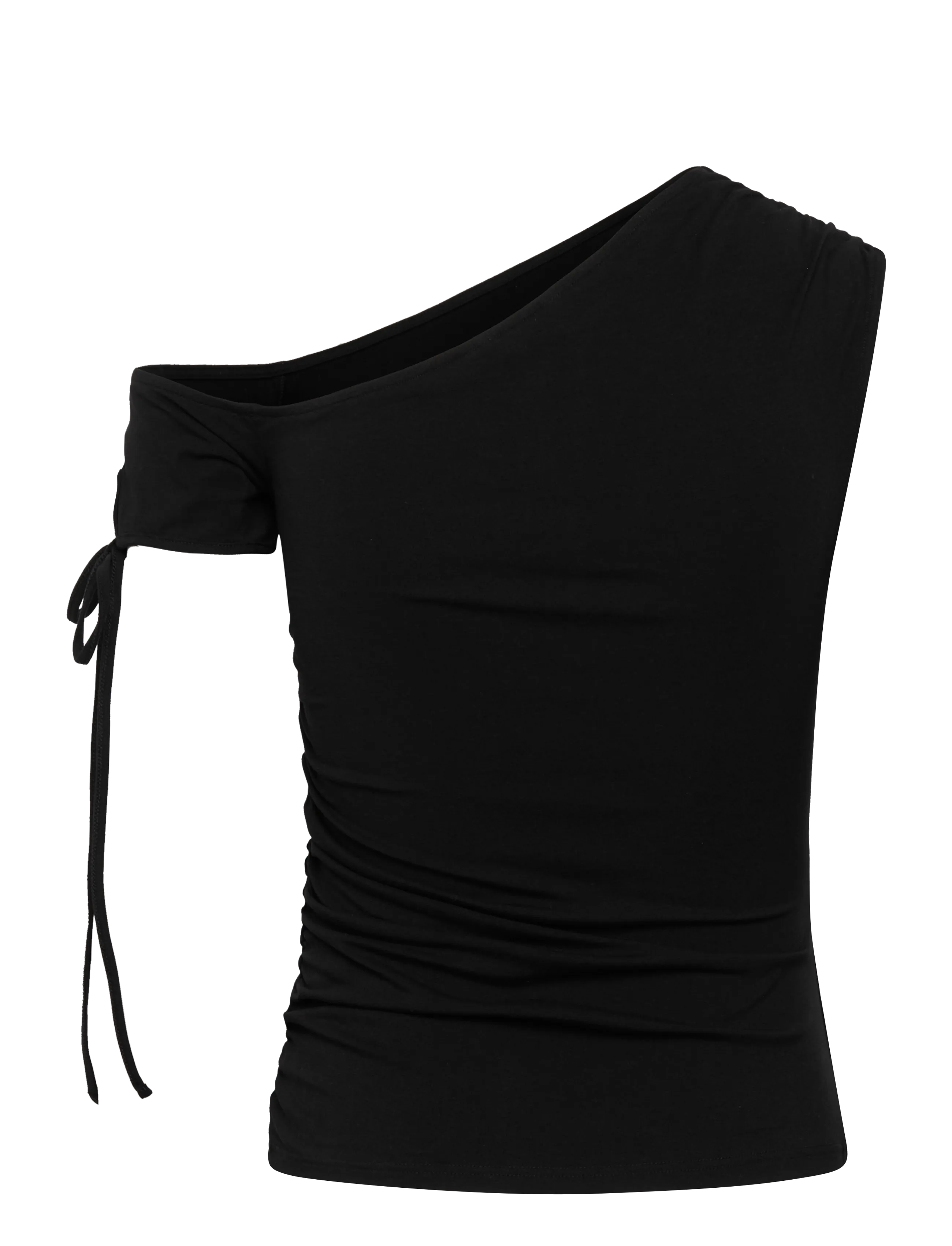 Monki - Offshoulder Top - Ärmellose tops - black dark - 1