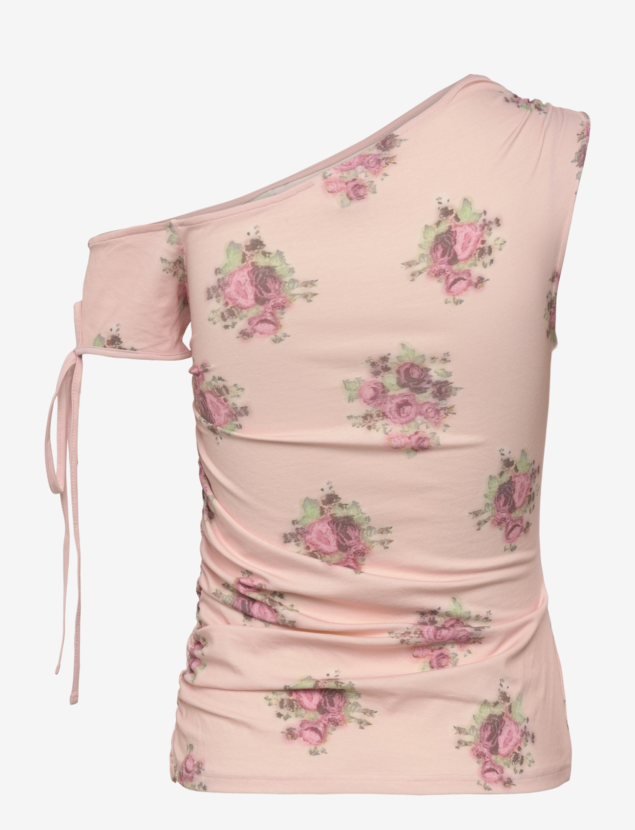Monki - Offshoulder Top - tanktops - pink dusty light - 1