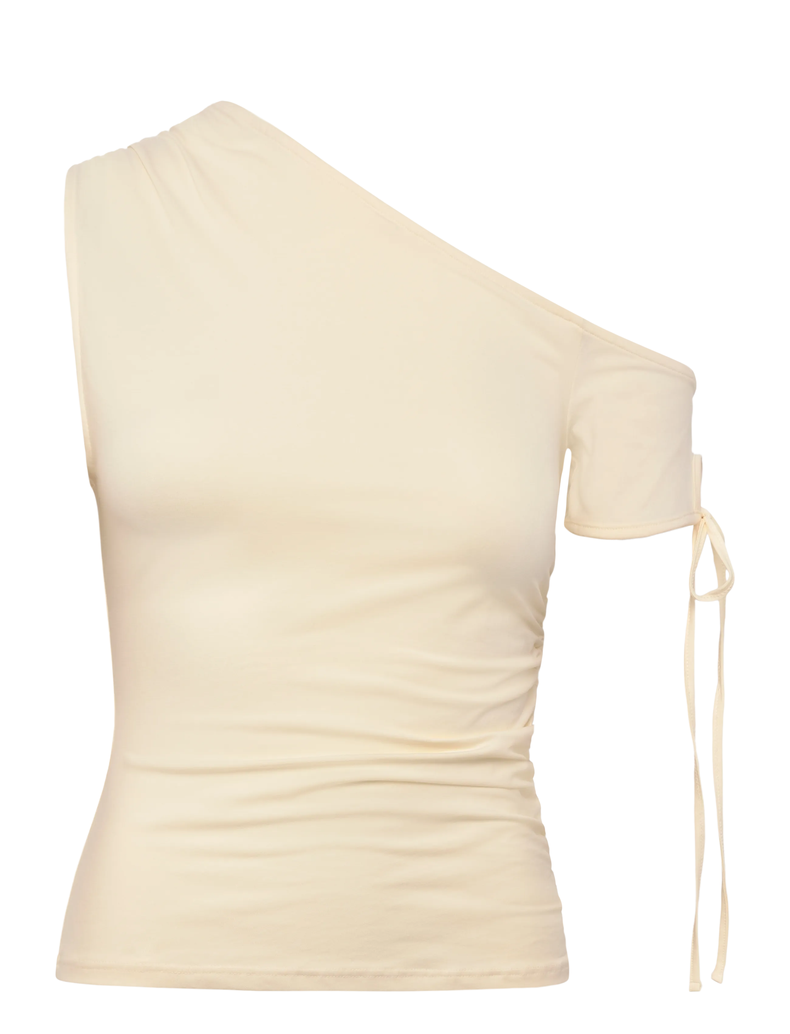Monki Offshoulder Top, S, Cream, Toppe > Festtoppe, Dame