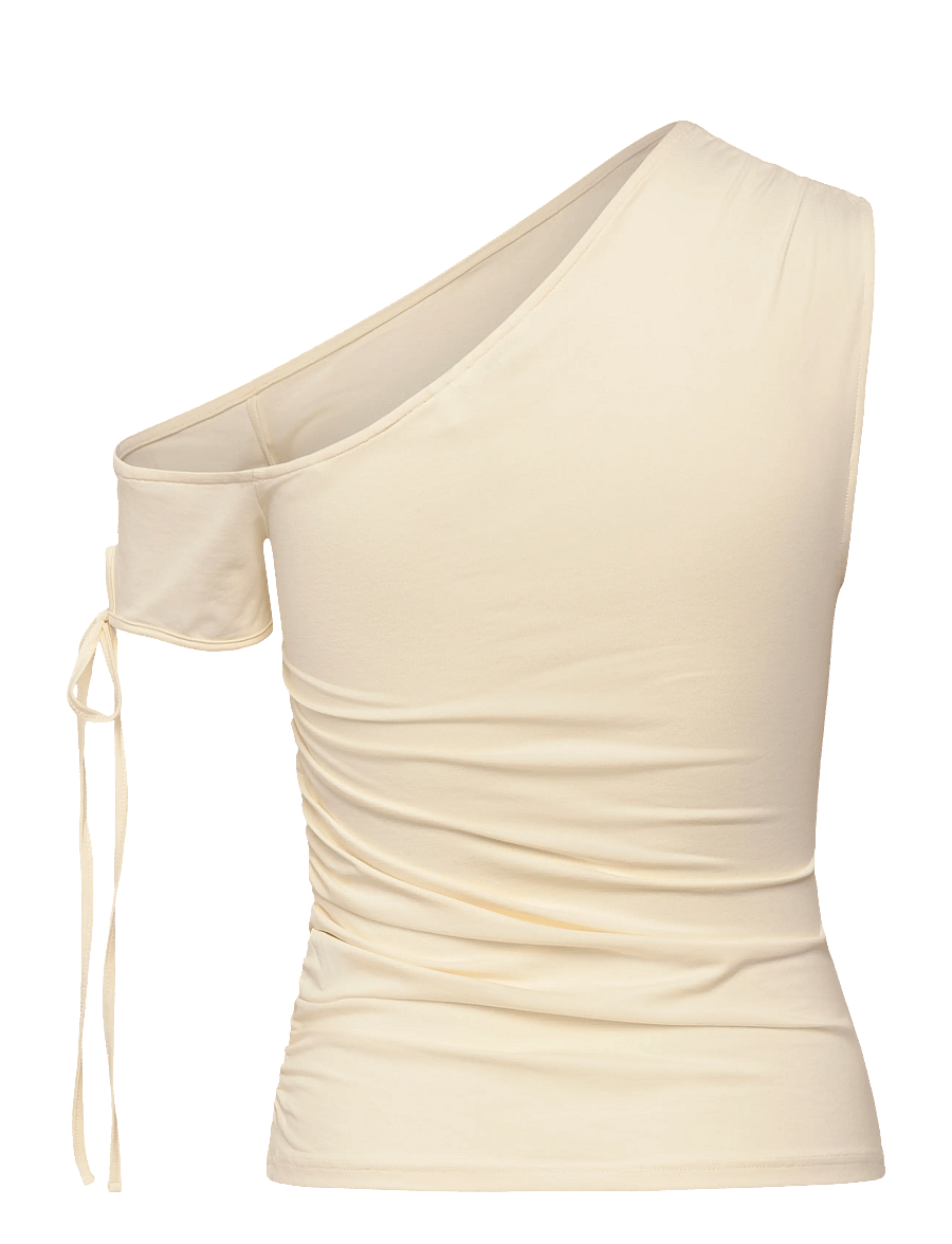 Monki - Offshoulder Top - varrukateta topid - white dusty light - 1