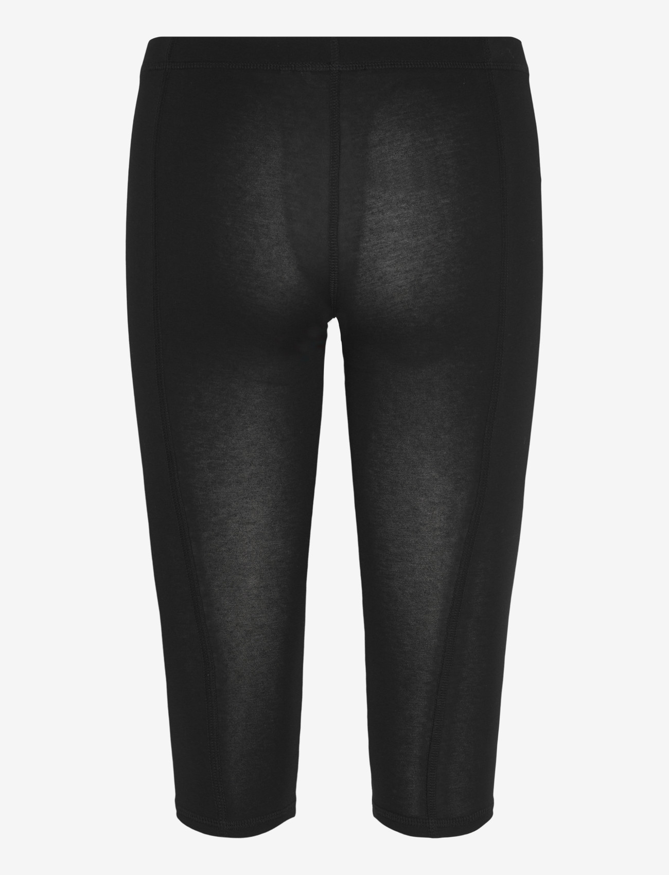 Monki - Soft Mid Rise Capri Leggings - capri bukser - black dark - 2