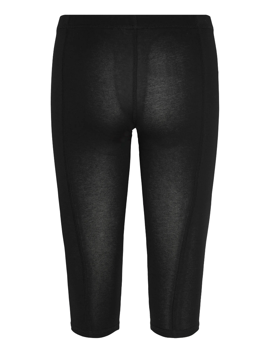 Monki - Soft Mid Rise Capri Leggings - capri-püksid - black dark - 2