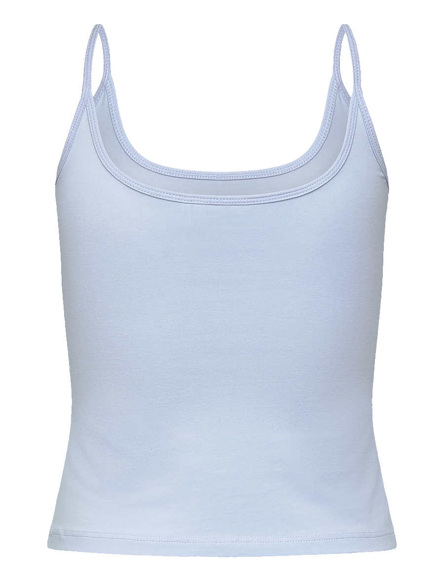 Monki - Slim Strap Tank Top - Ärmellose tops - blue light - 1