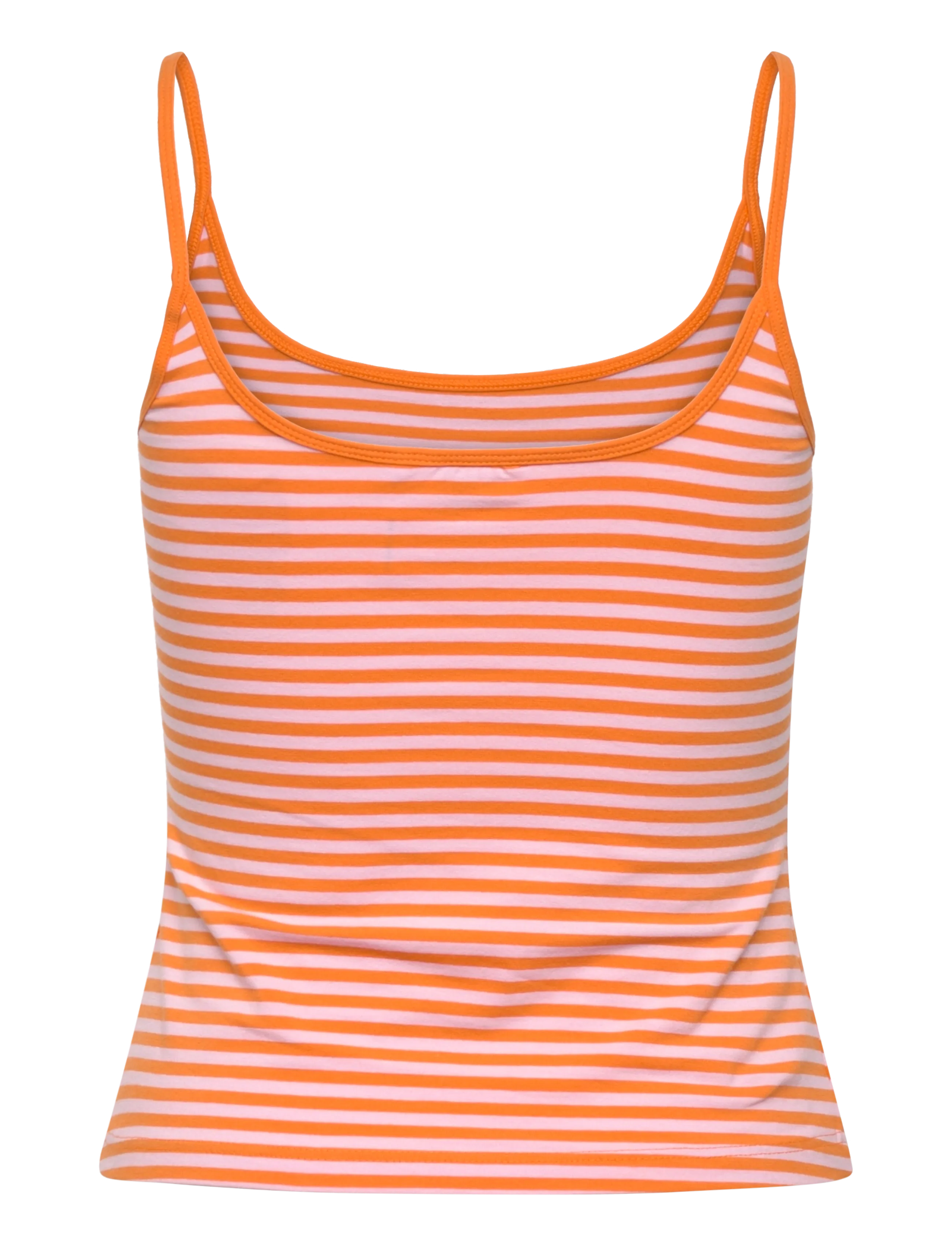 Monki - Slim Strap Tank Top - Ärmellose tops - orange medium - 1