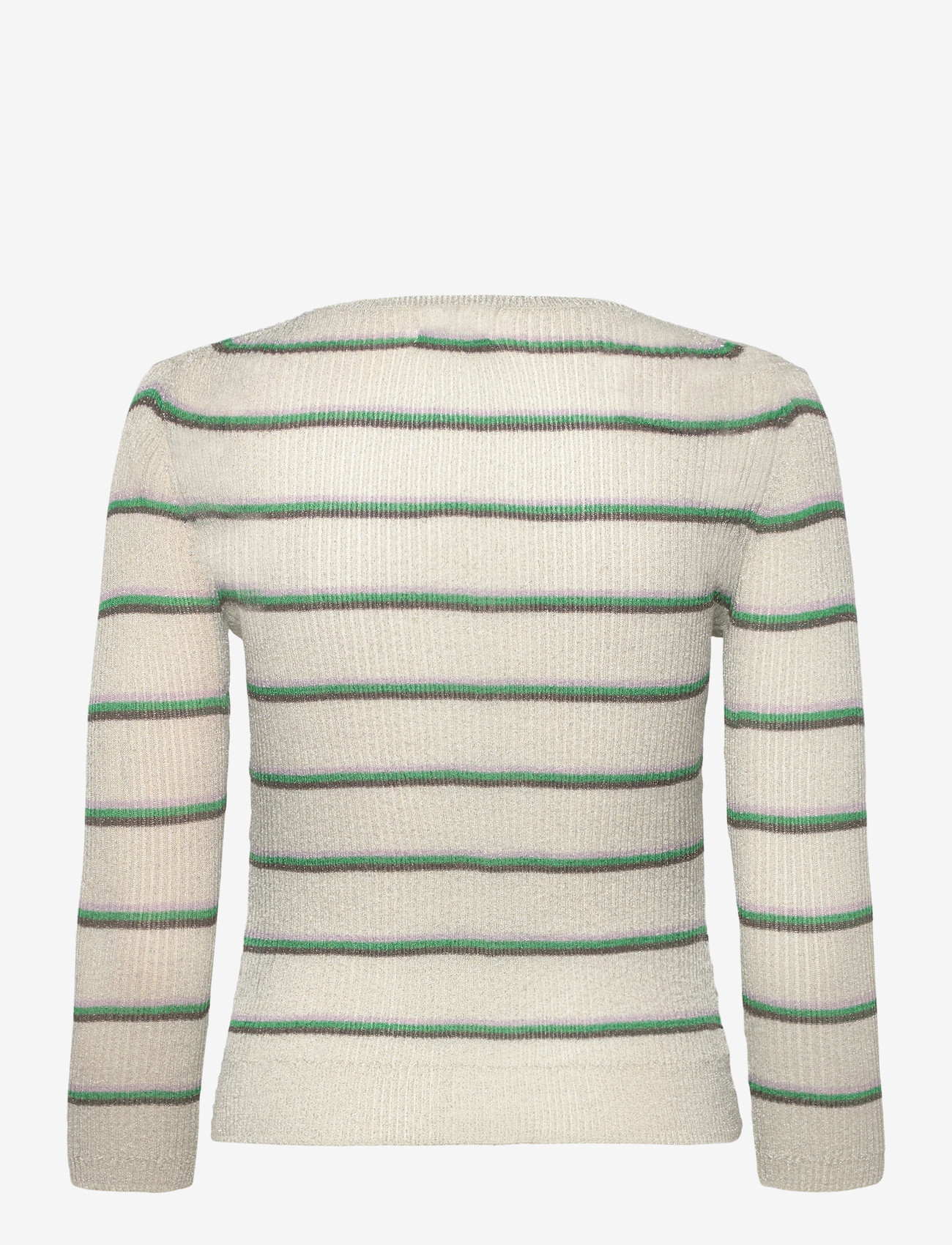 Monki - Slim Knitted V-neck Sweater - striktrøjer - grey medium dusty - 1