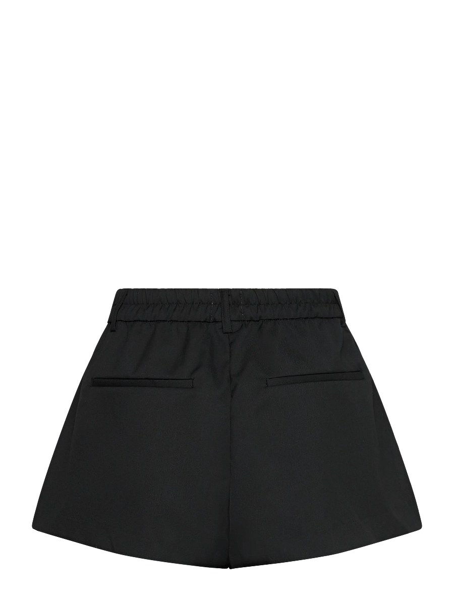 Monki - Relaxed Pleated Mini Suiting Shorts - freizeitshorts - black dark - 2