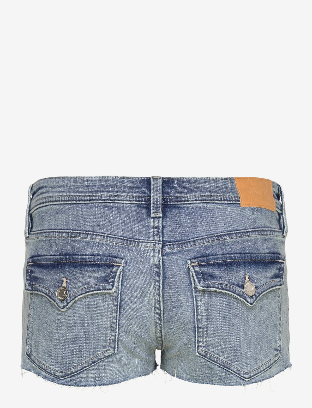 Monki - Slim Low Rise Denim Hotpants - lühikesed teksapüksid - denim blue light - 1