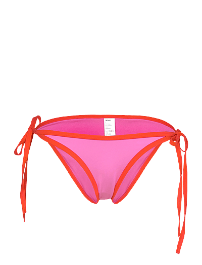 Monki Tie Bikini Bottom - Bikini bottoms - PINK MEDIUM / pink/rose