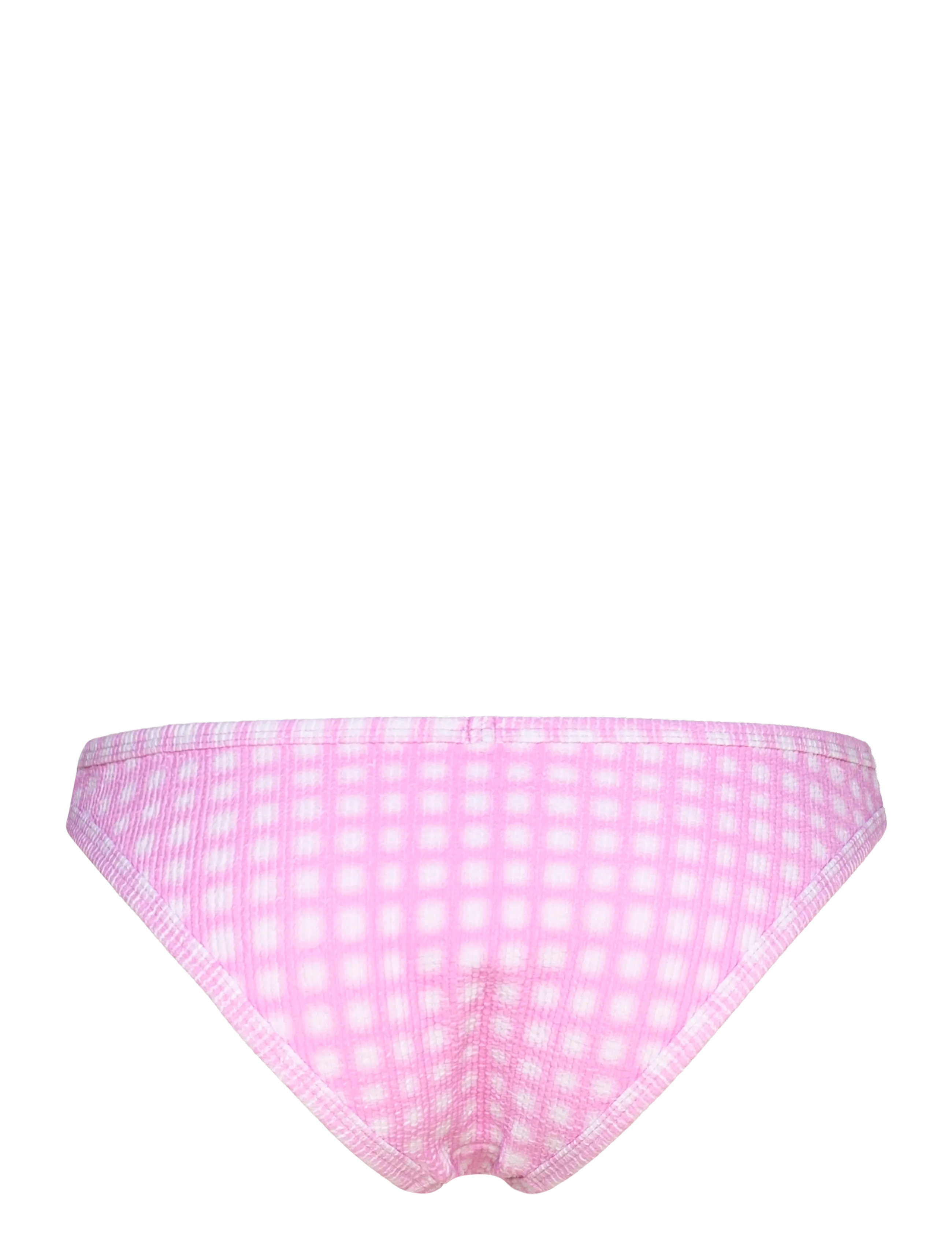 Monki - High cut Seersucker bikini Bottom - bikinibriefs - pink medium - 1