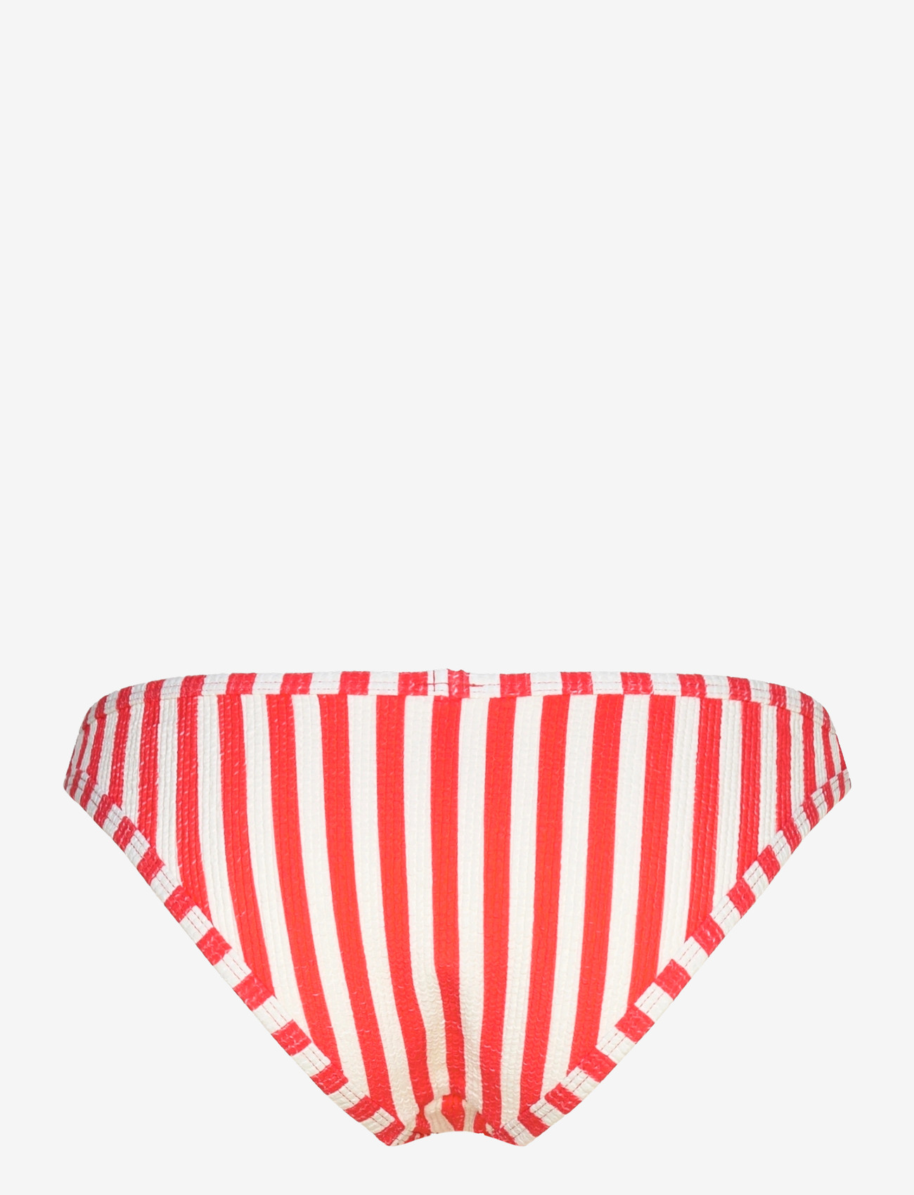 Monki - High cut Seersucker bikini Bottom - bikinibriefs - red bright - 1