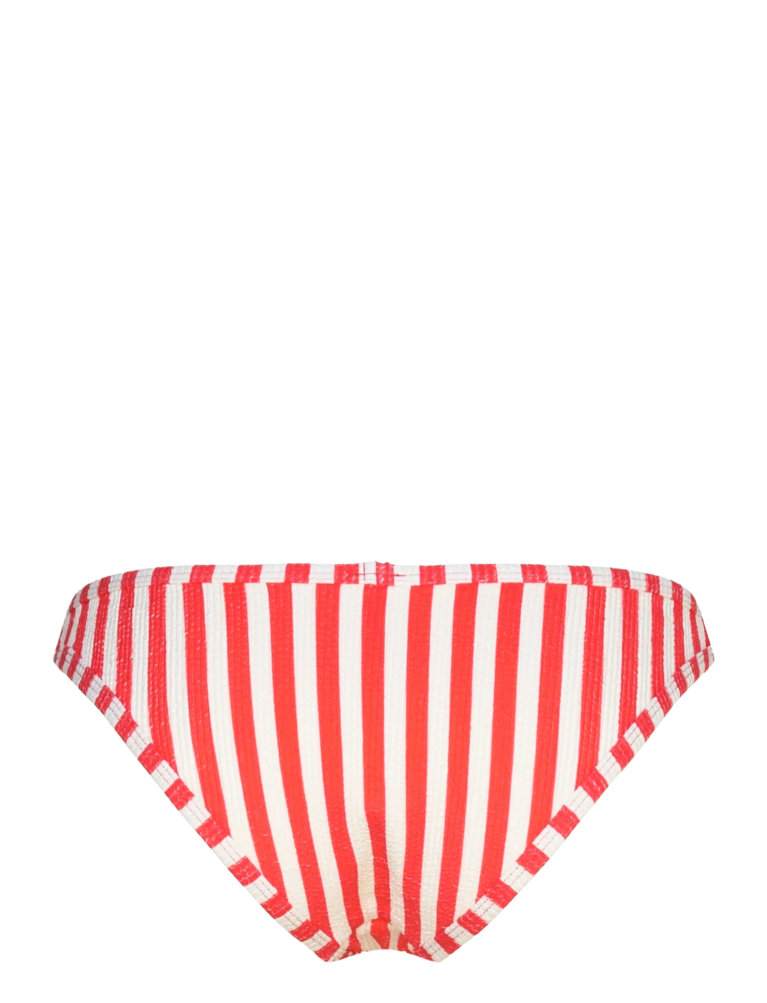 Monki - High cut Seersucker bikini Bottom - bikini-slips - red bright - 1