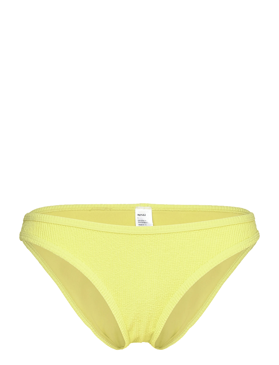 Monki - High cut Seersucker bikini Bottom - bikiinipüksid - yellow light - 0
