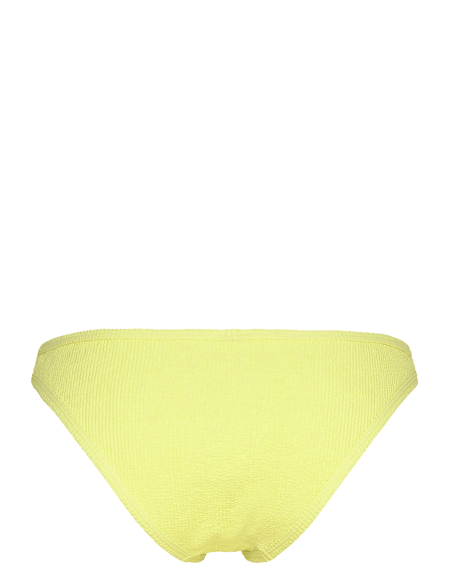 Monki - High cut Seersucker bikini Bottom - bikiinipüksid - yellow light - 1